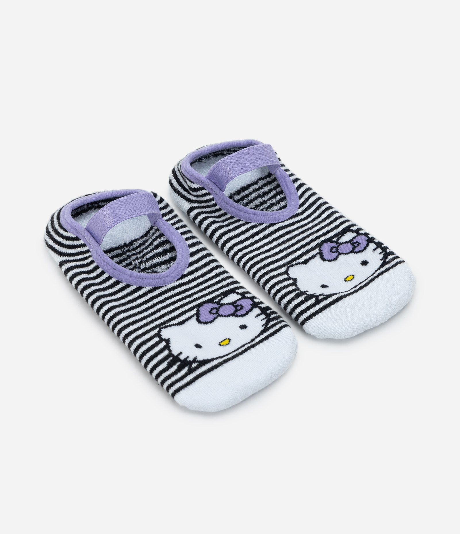 Meia Sapatilha Infantil com Antiderrapante e Estampa Hello Kitty - Tam 19-22 ao 31-34 Multicores 1