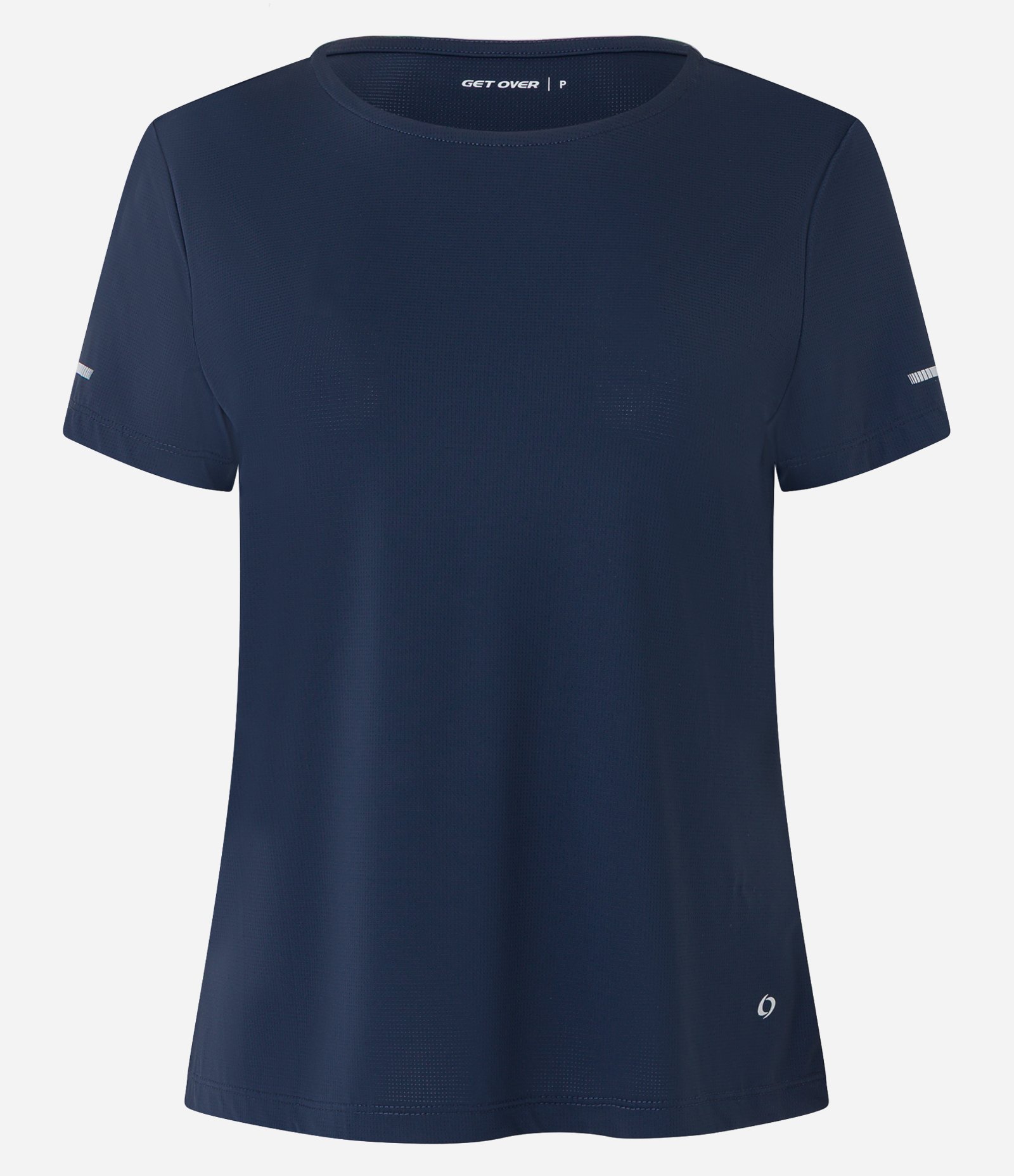 Camiseta Esportiva Regular Texturizada com Detalhe Refletivo 4