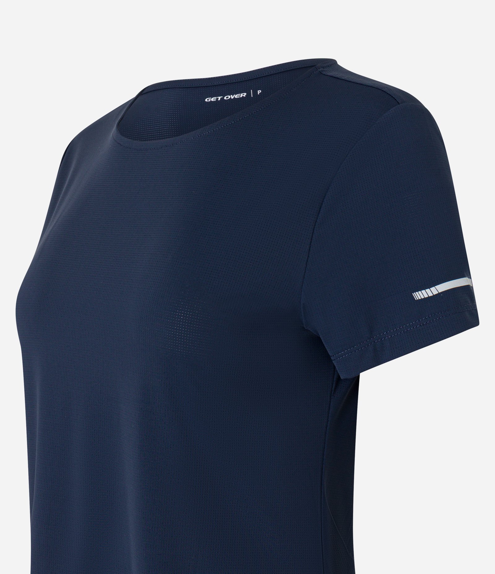 Camiseta Esportiva Regular Texturizada com Detalhe Refletivo 5