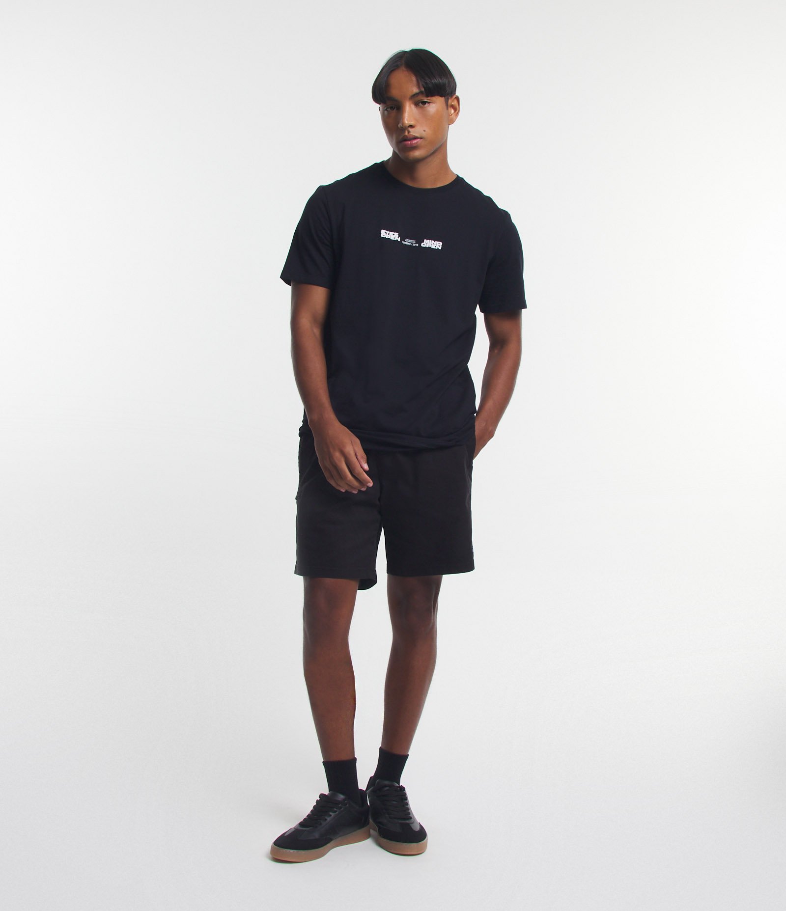 Camiseta Comfort em Algodão com Estampa Photoprint Preto 2