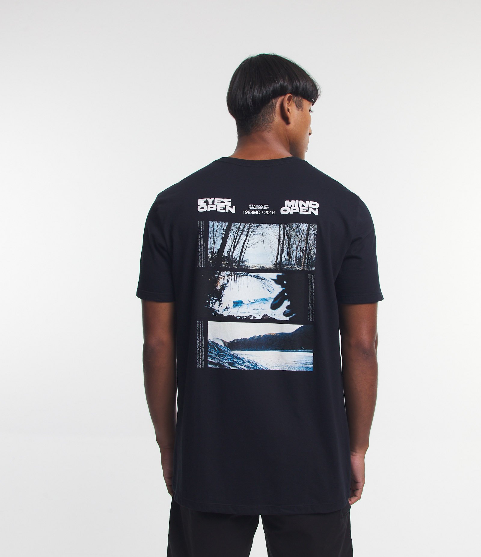 Camiseta Comfort em Algodão com Estampa Photoprint Preto 3