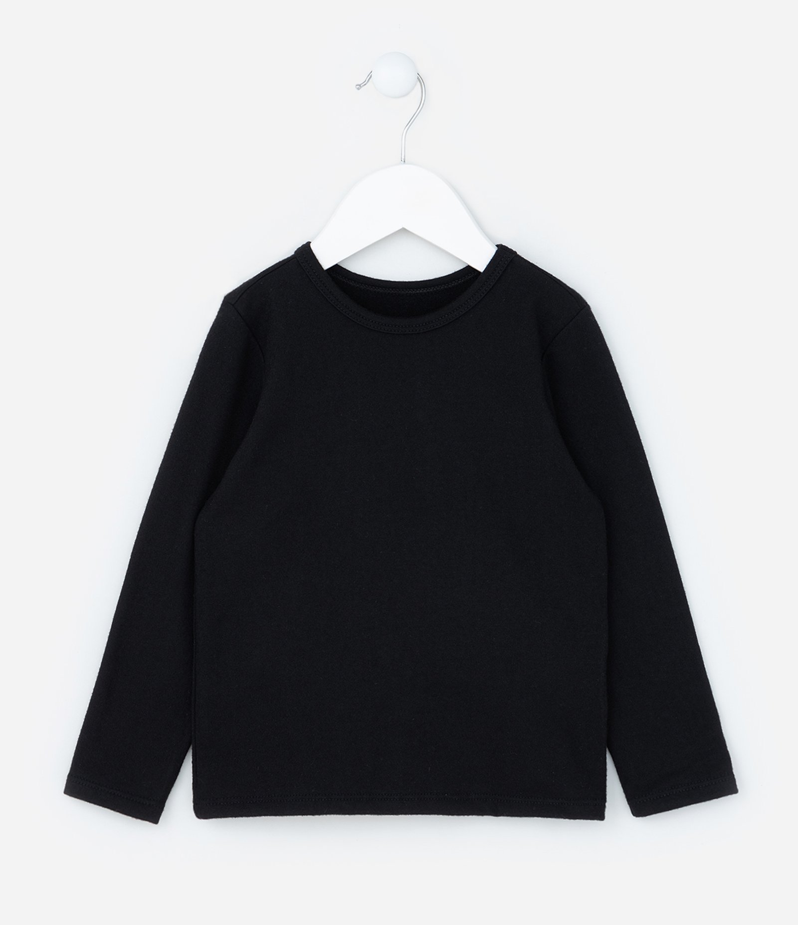 Camiseta Básica Infantil - Tam 1 a 5 anos Preto 1