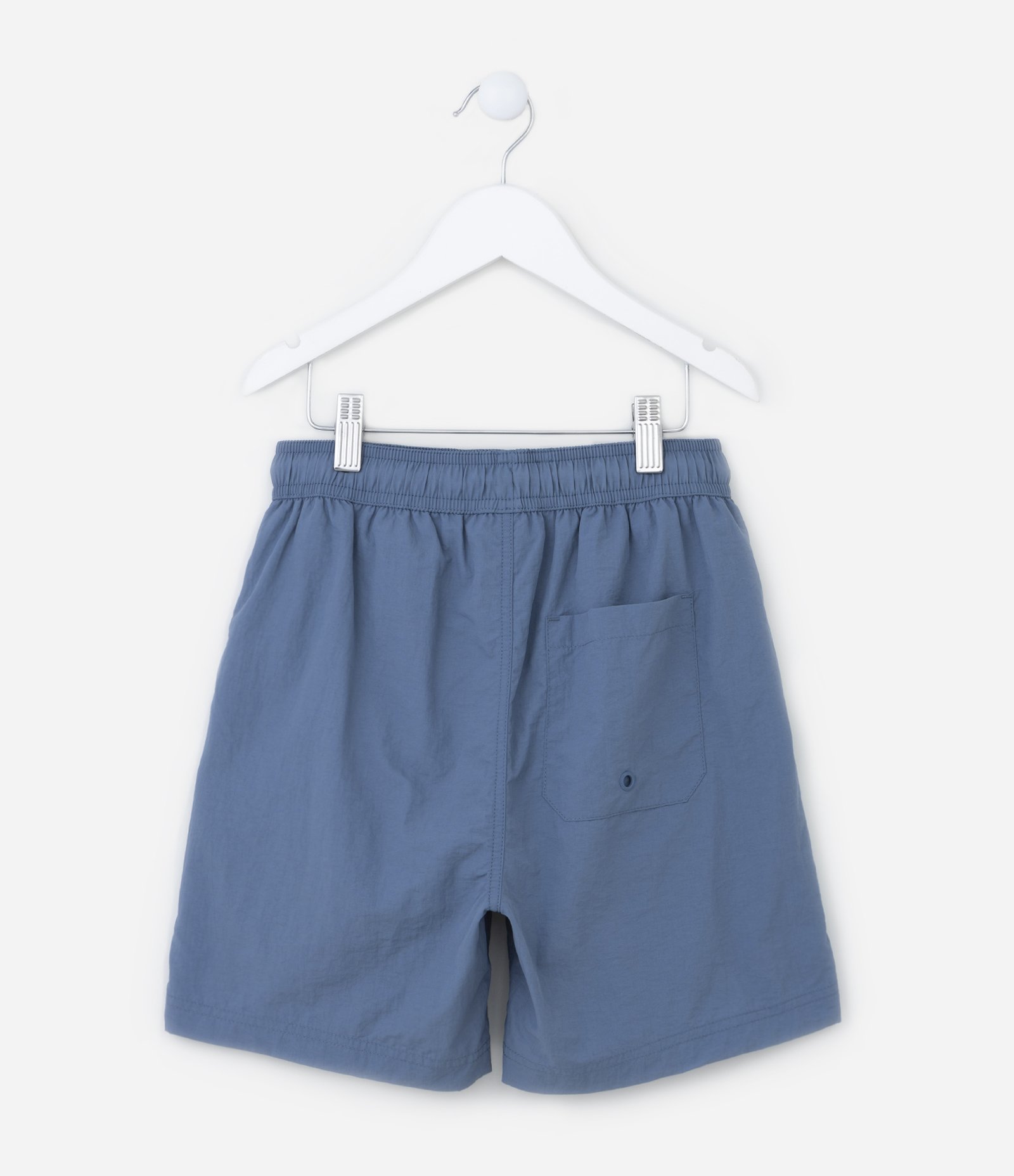 Bermuda Infantil com Forro e Cintura Elástica - Tam 5 a 14 anos Azul 2