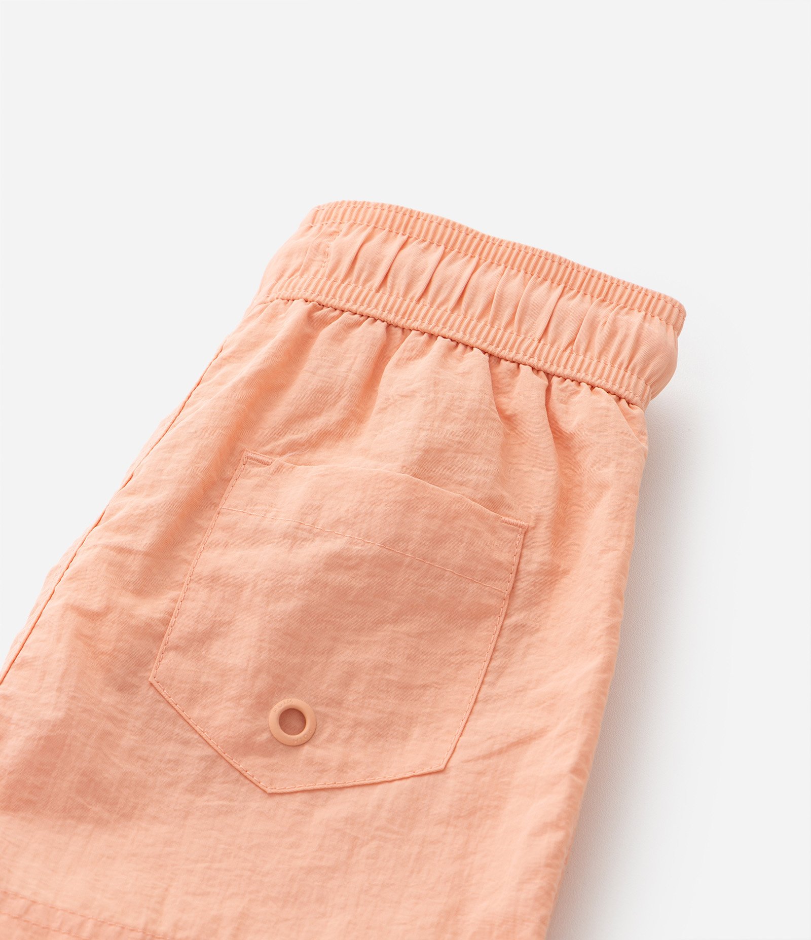 Bermuda de Banho Infantil com Cós Elástico e Etiqueta na Barra - Tam 1 a 5 Anos Laranja Salmão 6