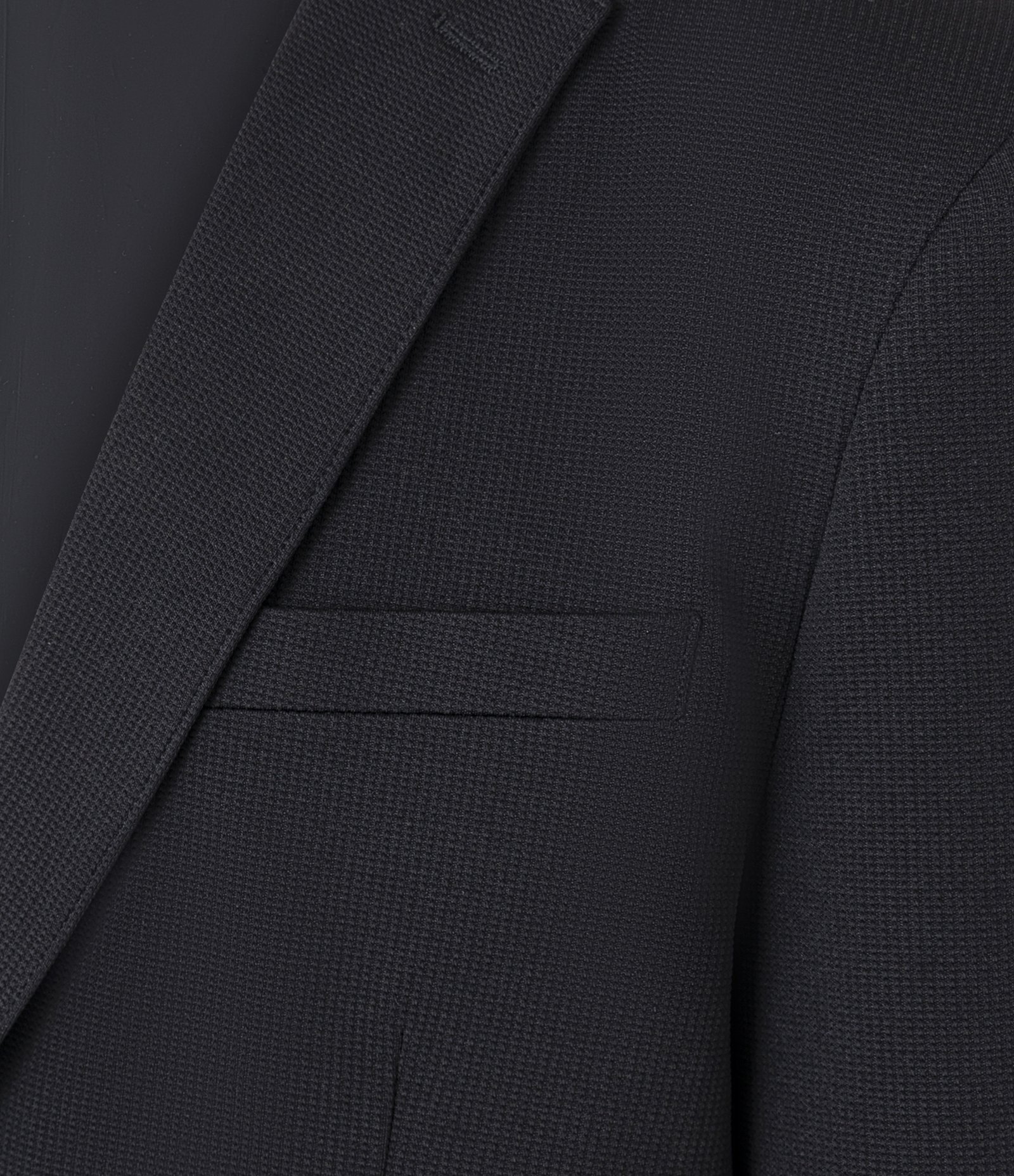 Blazer em Tricoline com Leve Textura Preto 9