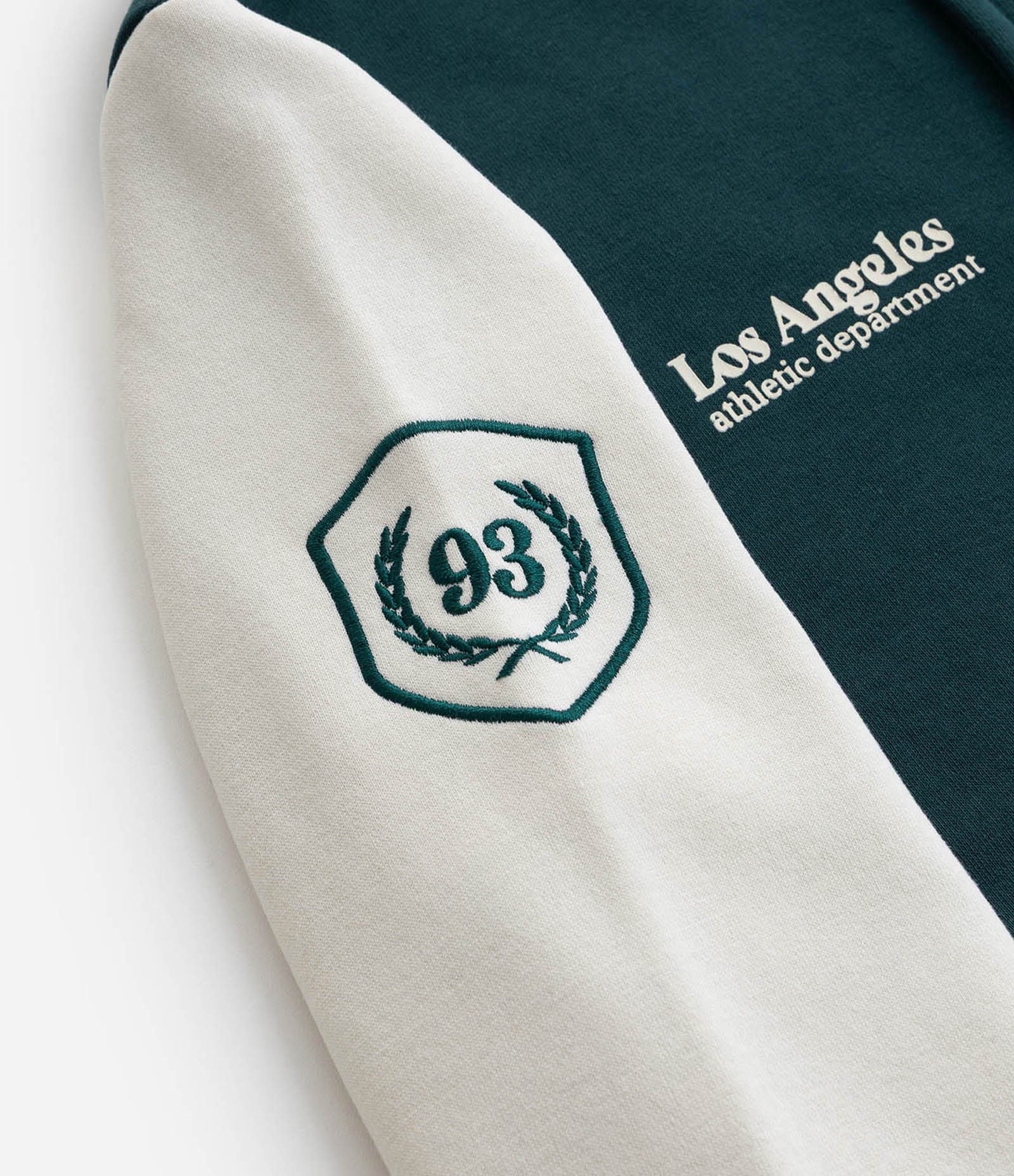 Jaqueta Bomber College Infantil Estampa Los Angeles - Tam 5 a 14 anos Verde 10