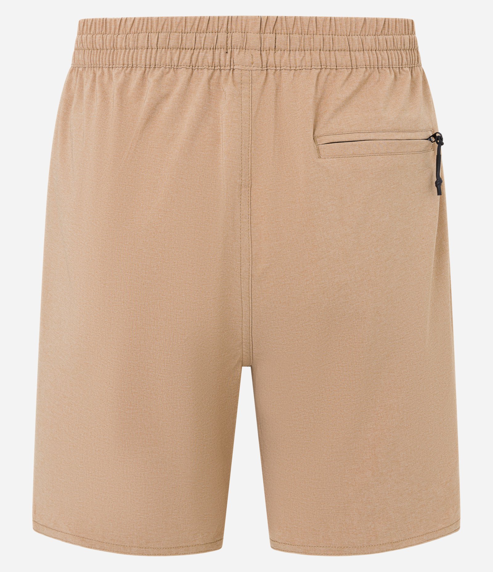 Bermuda Mescla com Cós Elástico e Amarração Bege 6