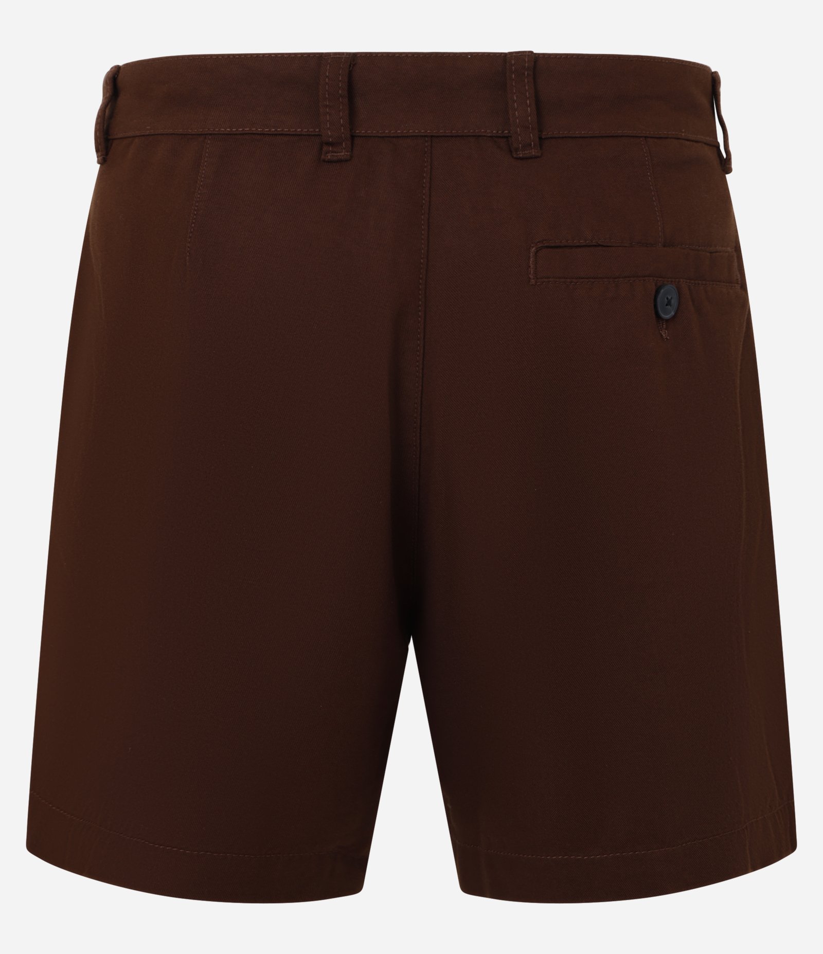 Bermuda em Algodão com Bolsos Cargo Frontais Marrom 6