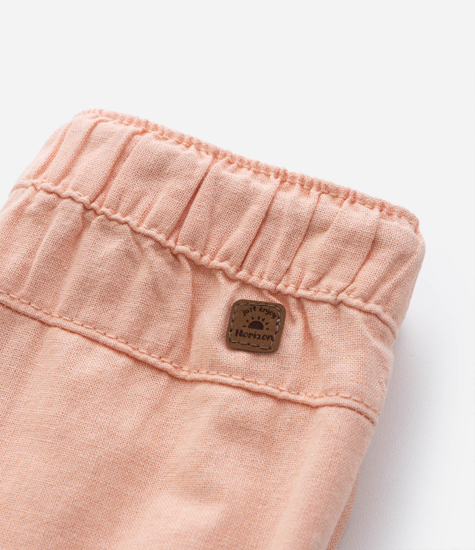 Bermuda Infantil em Linho com Bolsinho - Tam 1 a 5 Anos 5