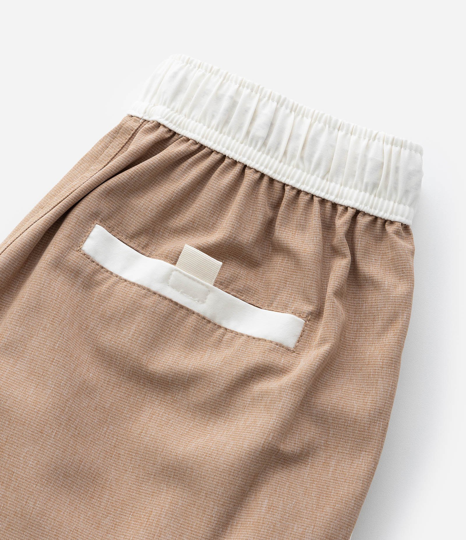 Bermuda de Banho Infantil com Contraste - Tam 05 a 14 Anos Marrom 7