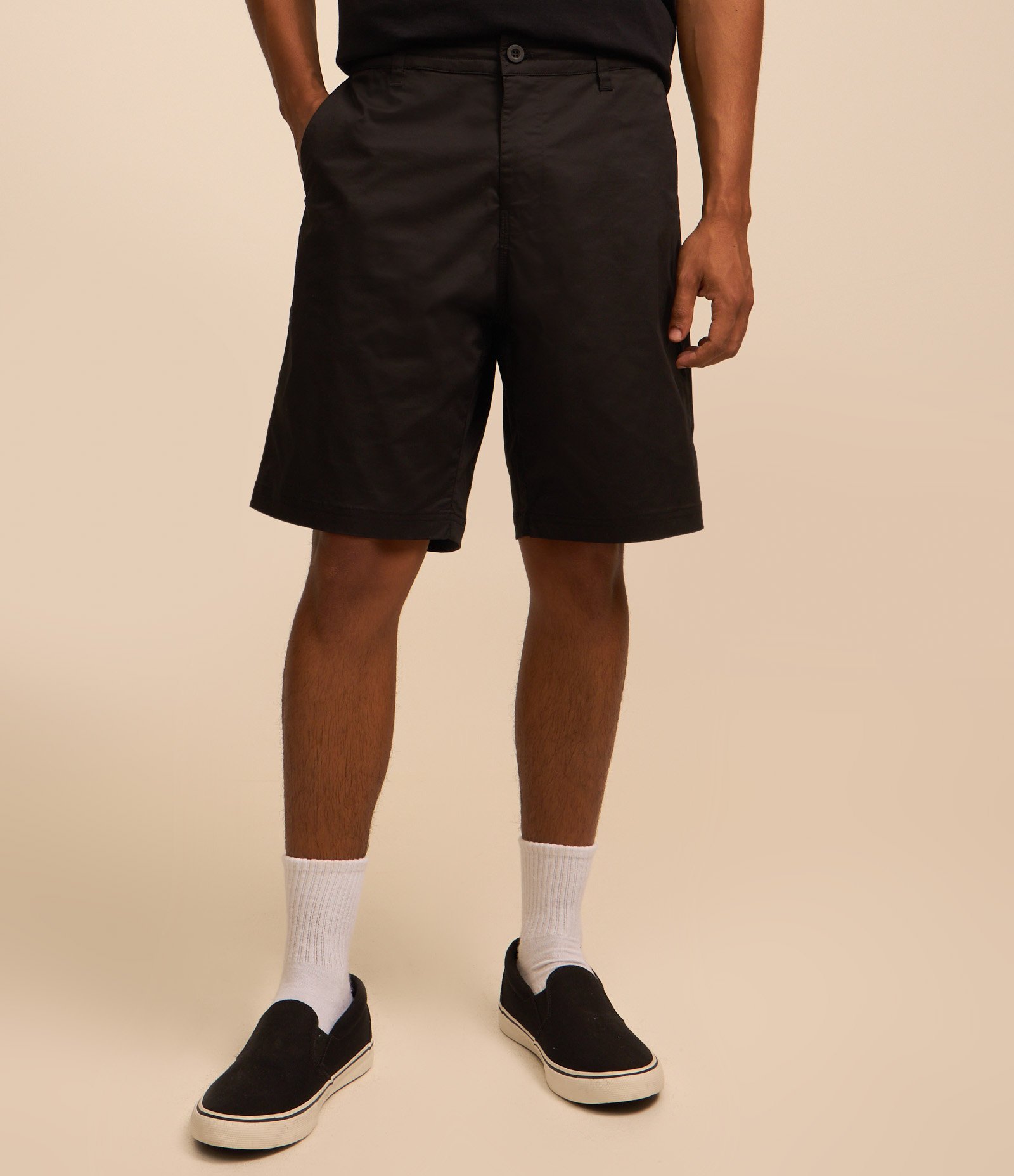 Bermuda com Textura no Cós e Cordão Interno 3