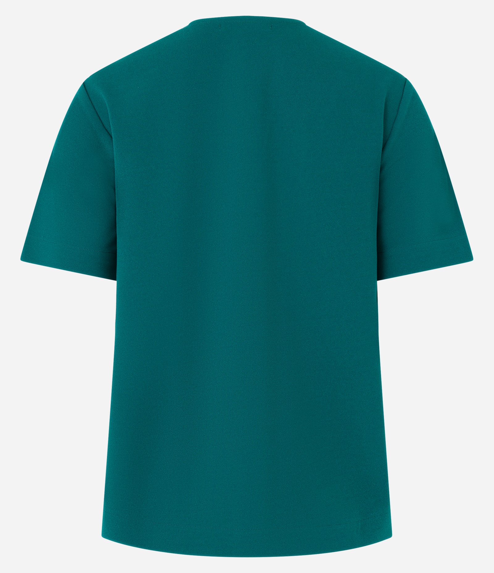 Blusa em Crepe com Decote V e Detalhe de Ilhoses Verde 6