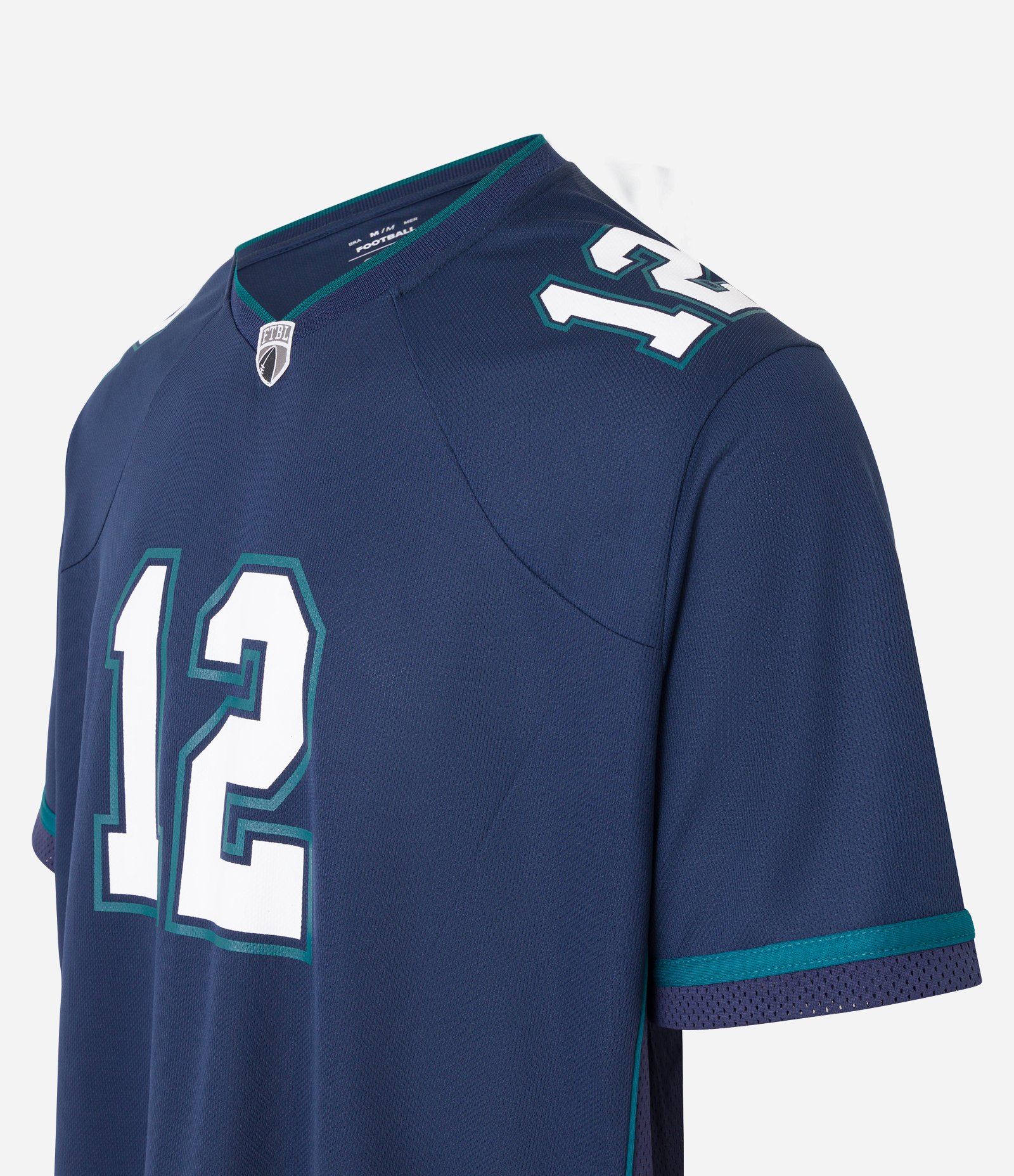 Camiseta Esportiva Tecnologia Dry Futebol Americano com Estampa Florida 12 Azul 7