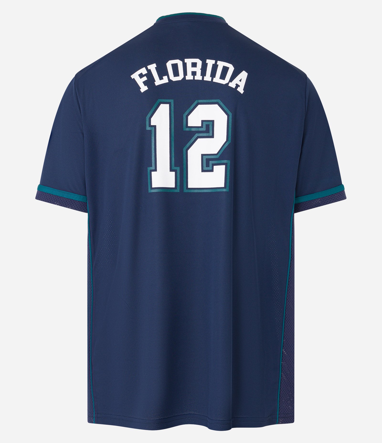 Camiseta Esportiva Tecnologia Dry Futebol Americano com Estampa Florida 12 Azul 8