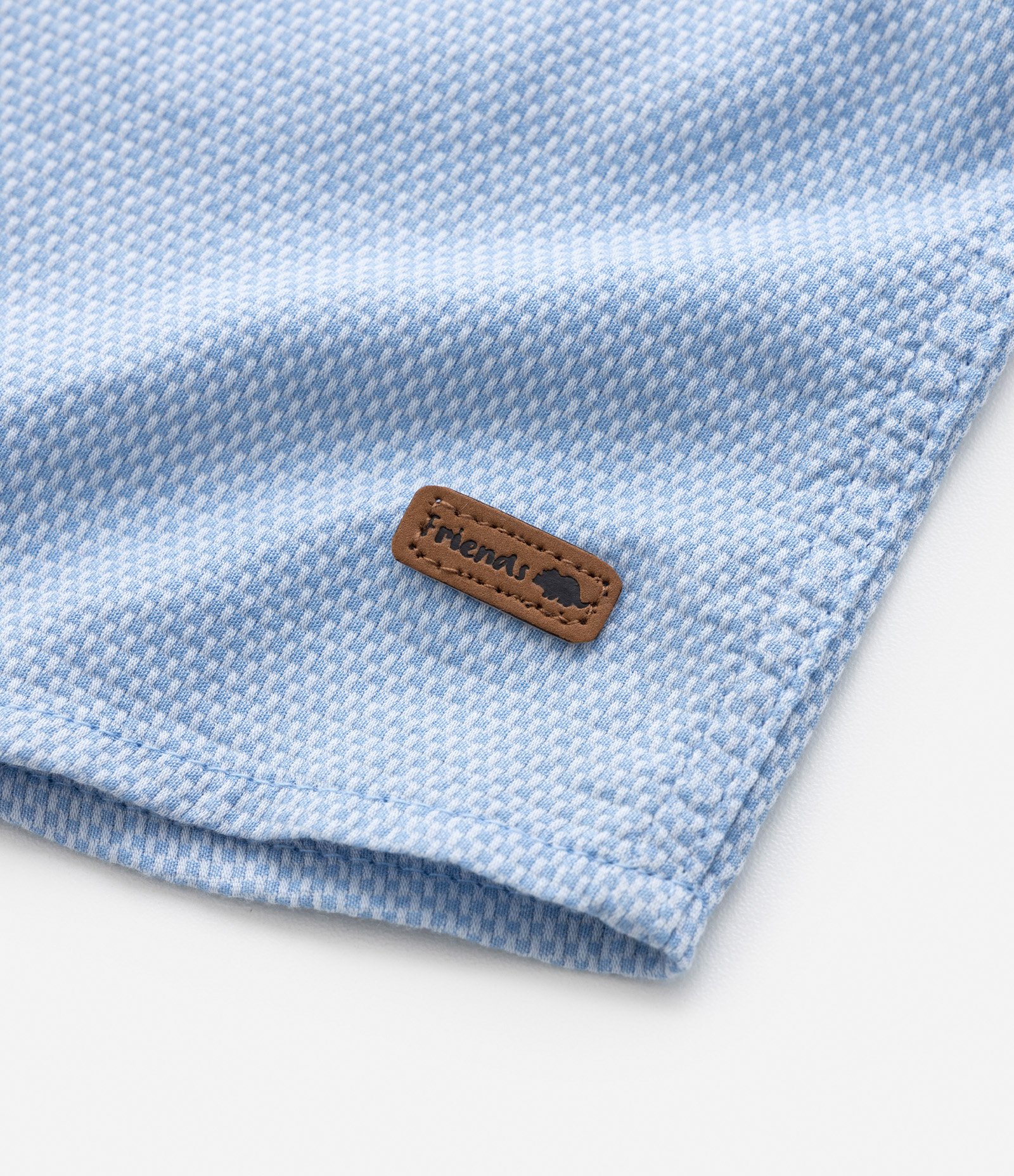 Camisa Infantil Texturizada com Bolsinho - Tam 1 a 5 Anos Azul 4