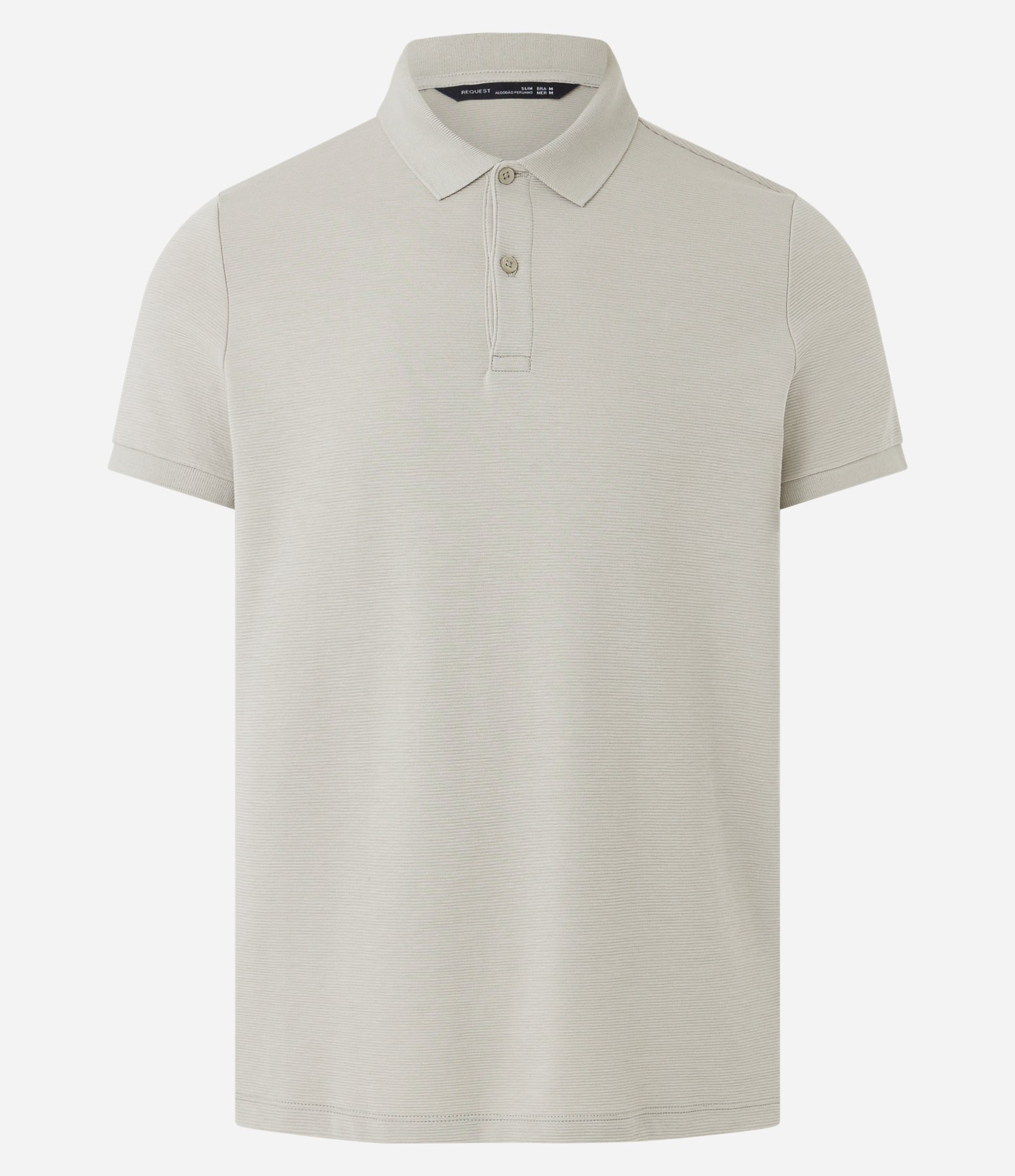 Camisa Polo Slim com Botões e Textura Canelada 5