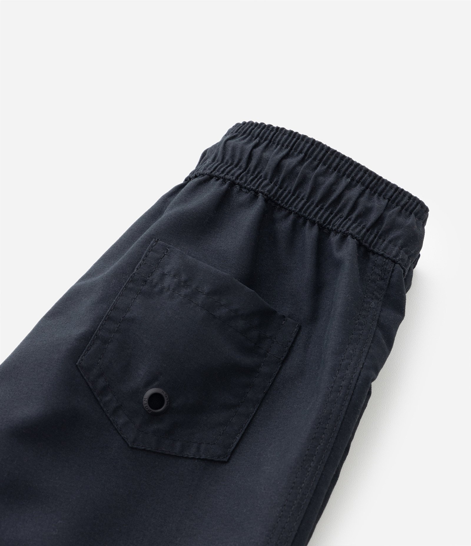 Bermuda de Banho Infantil com Etiqueta Emborrachada - Tam 1 a 5 anos Preto 3