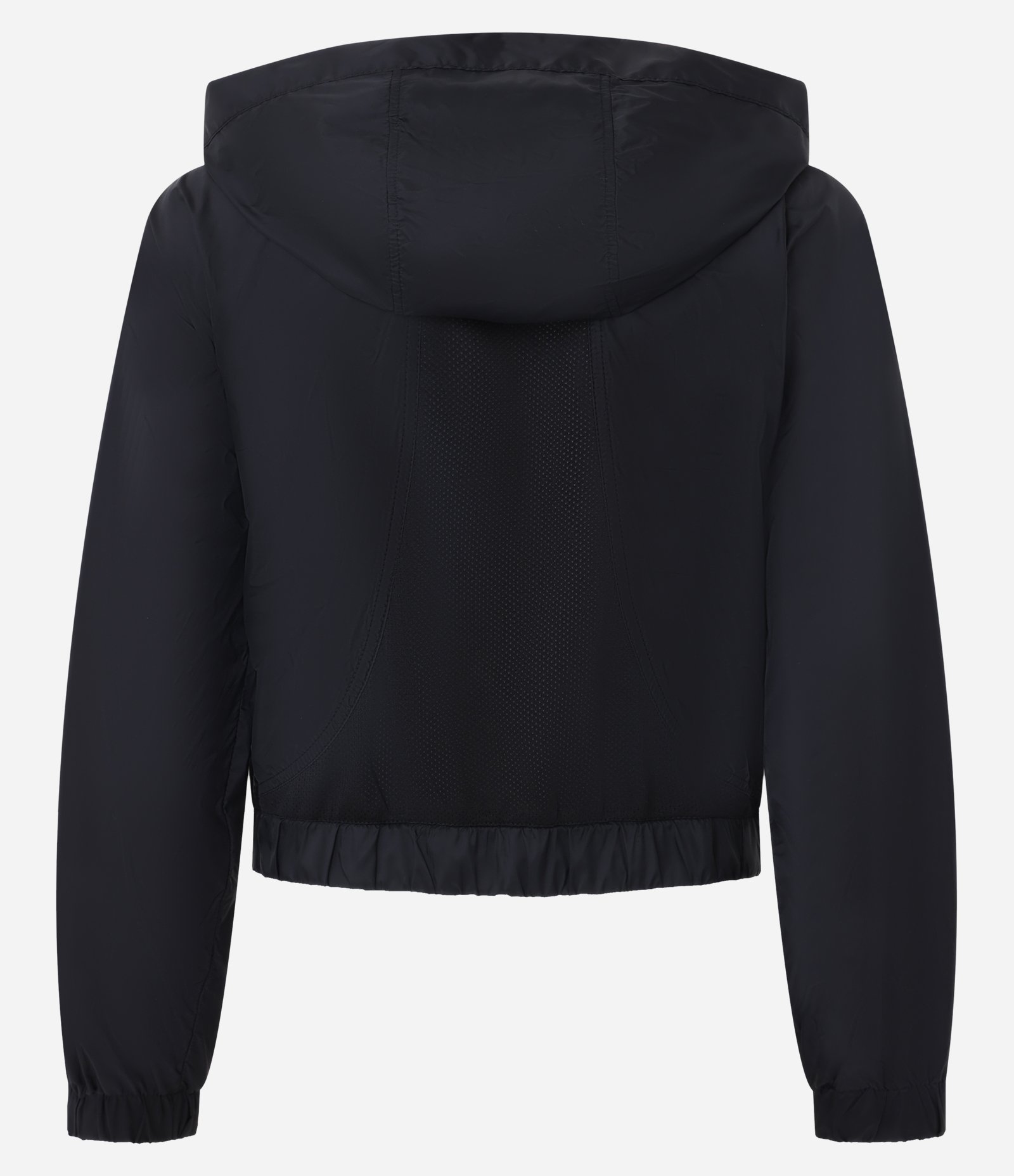 Jaqueta Corta Vento Esportiva em Poliamida com Fechamento em Zíper Preto 7
