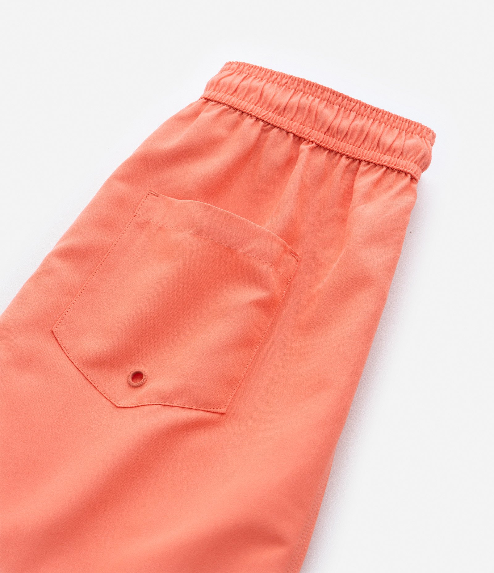 Bermuda de Banho Infantil com Etiqueta Emborrachada - Tam 5 a 14 anos Laranja 7