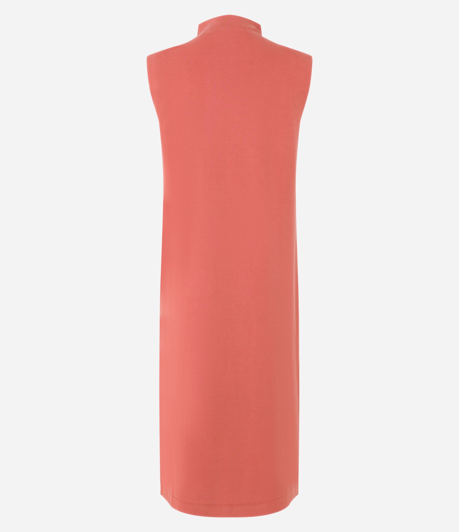 Vestido em Viscose com Ombreiras e Golinha Alta 8