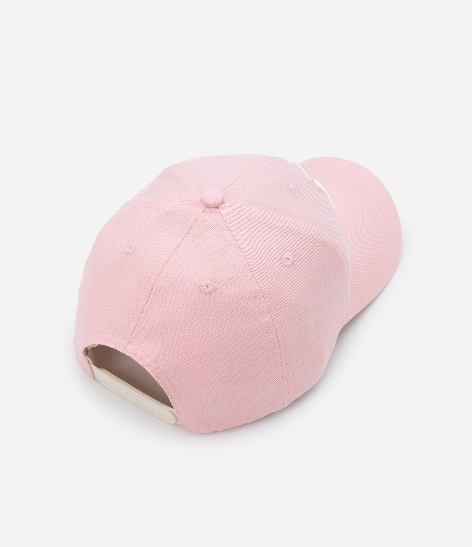 Boné Aba Curva em Algodão 06 Panel com Bordado New York Rosa Claro 3