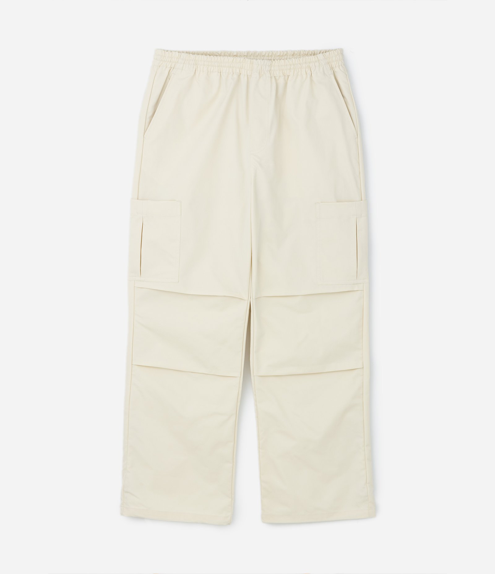 Calça Wide Leg com Bolso Lateral Bege 7