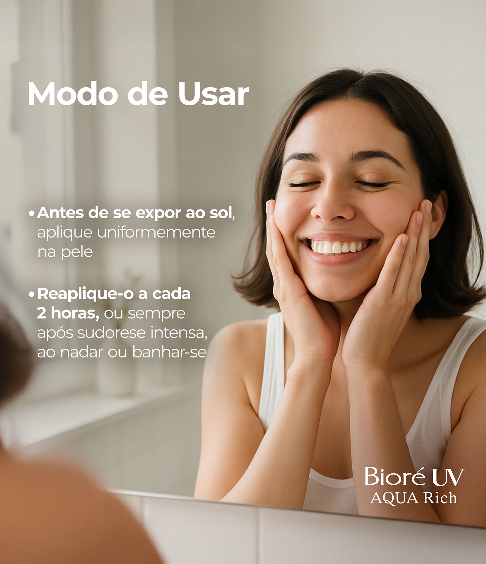 Protetor Solar Bioré UV Aqua Rich Watery Essence FPS 50 70g 70g 10