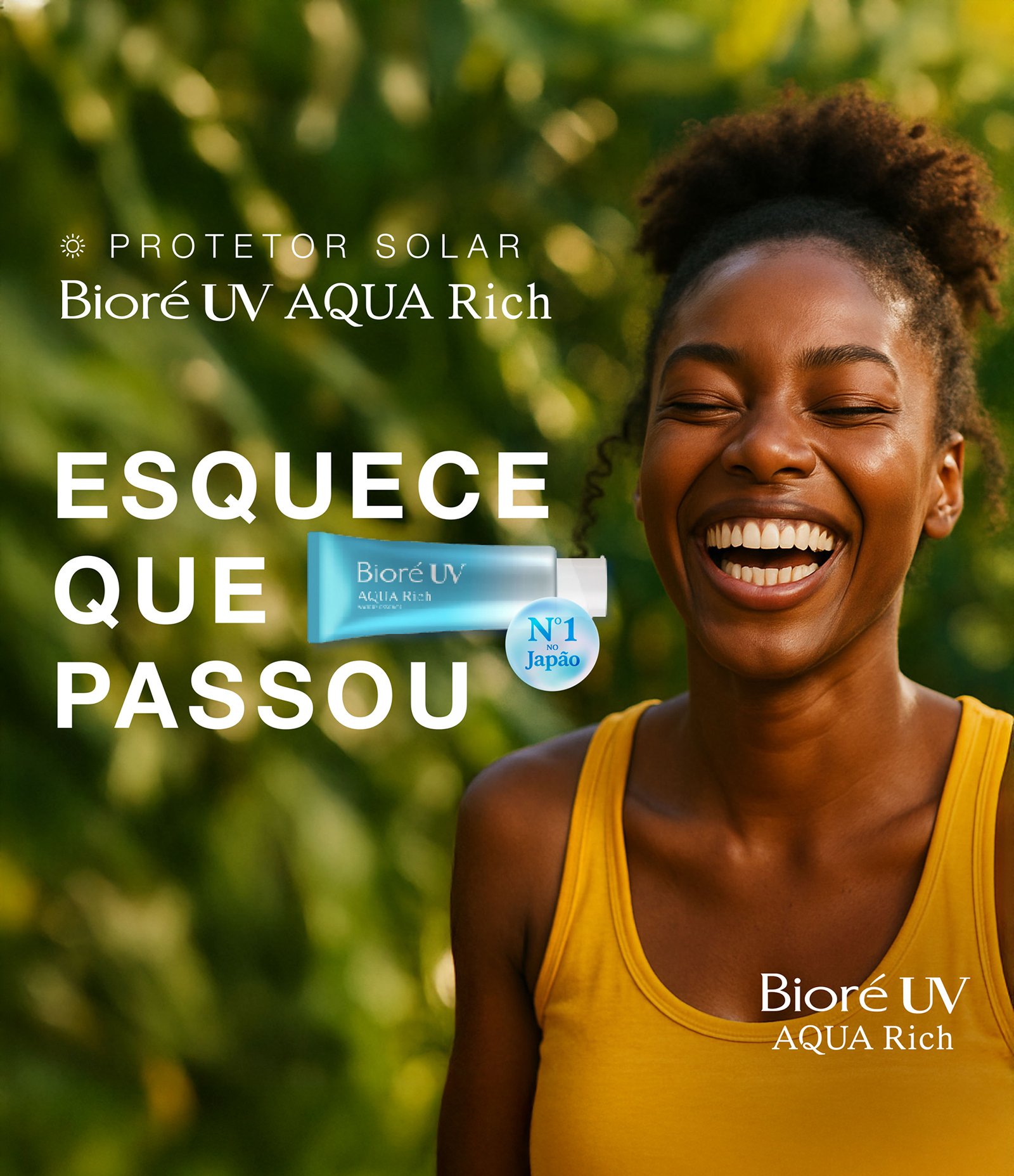 Protetor Solar Bioré UV Aqua Rich Watery Essence FPS 50 70g 70g 11