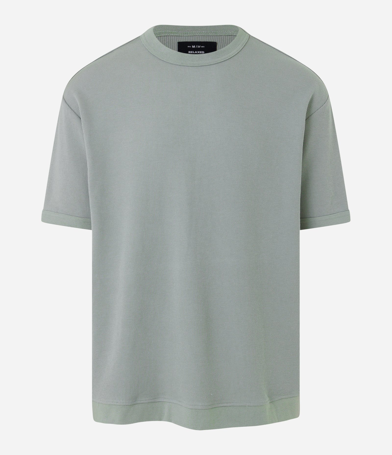 Camiseta Relaxed em Algodão com Textura de Mini Waffle 4