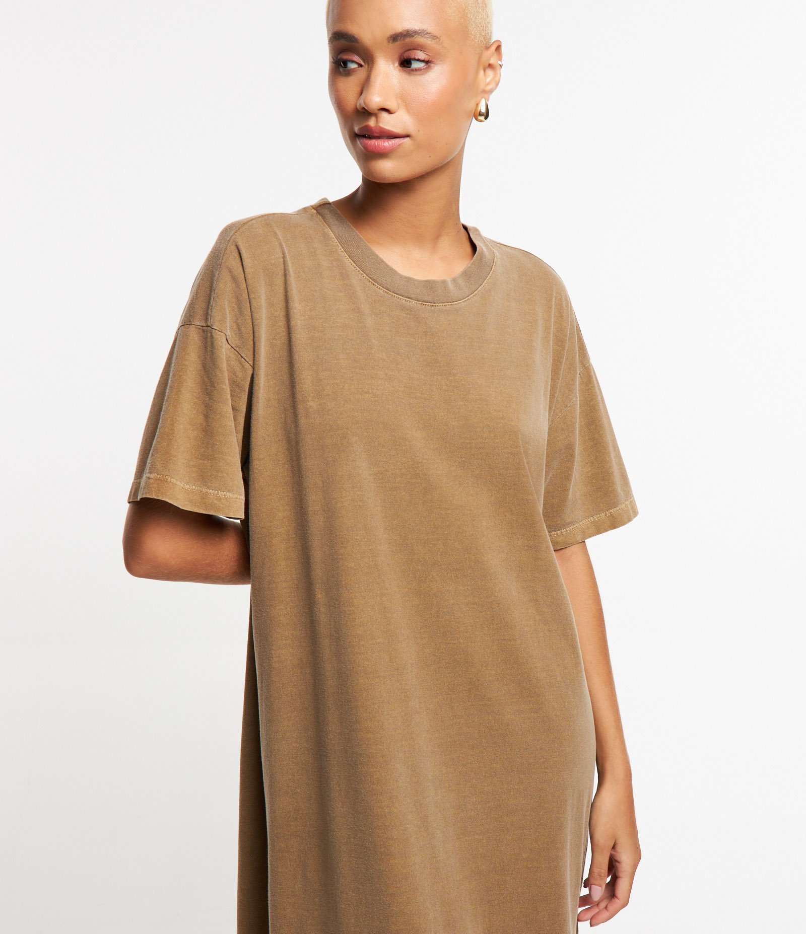 Vestido New Midi em Algodão com Fenda Lateral 2