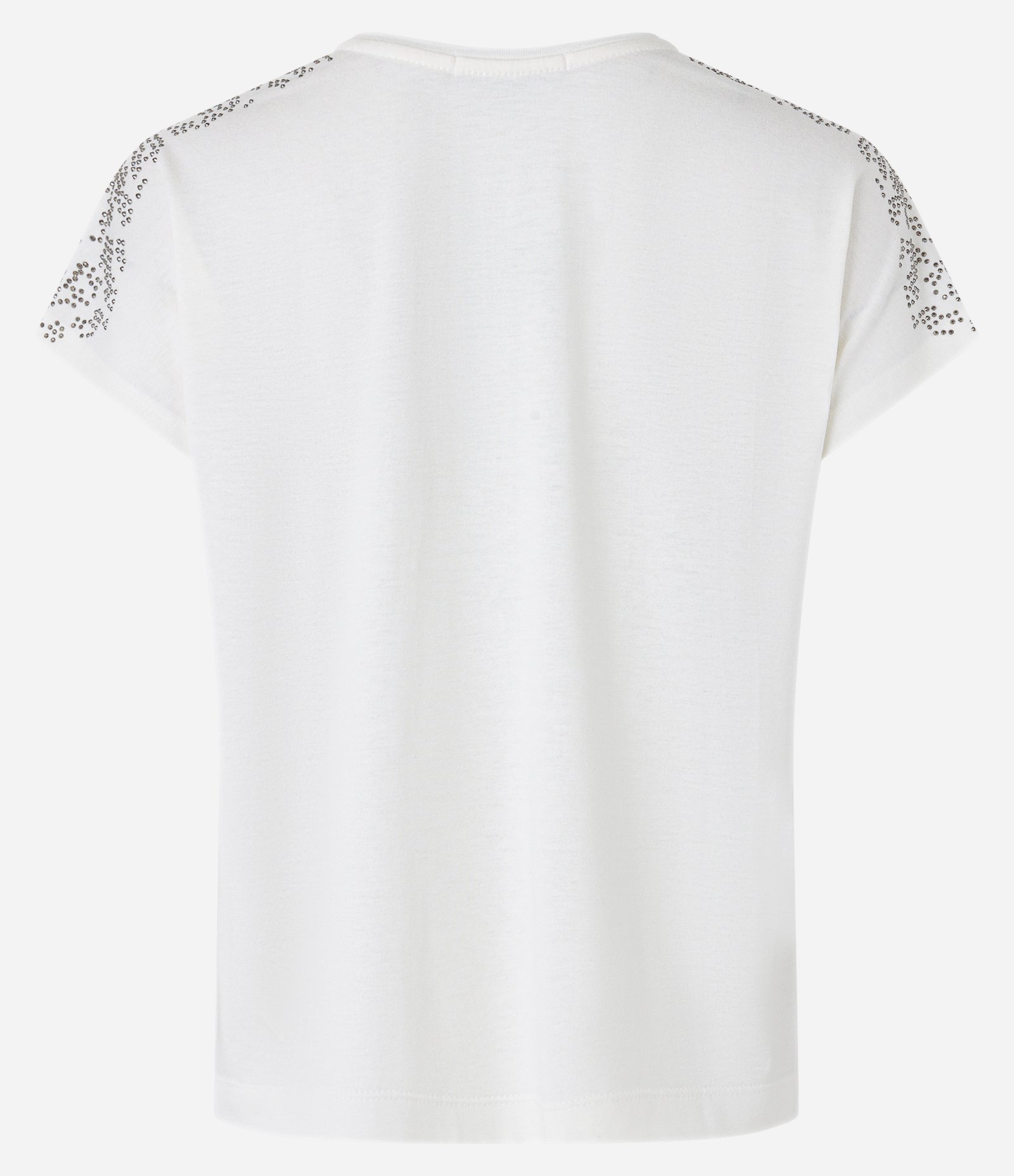 Blusa em Algodão com Strass em Padronagem Animal Print Onça Branco 7