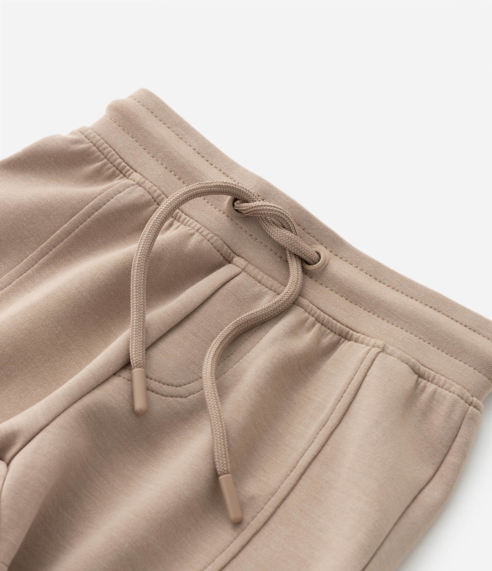 Bermuda Infantil em Modal com Recortes - Tam 1 a 5 anos Marrom Claro 7