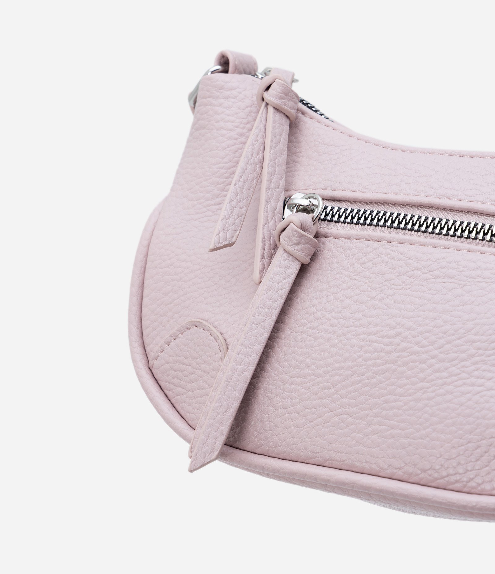 Bolsa Baguete Infantil em PU com Recortes e Bolsinho - Tam U Rosa Claro 5