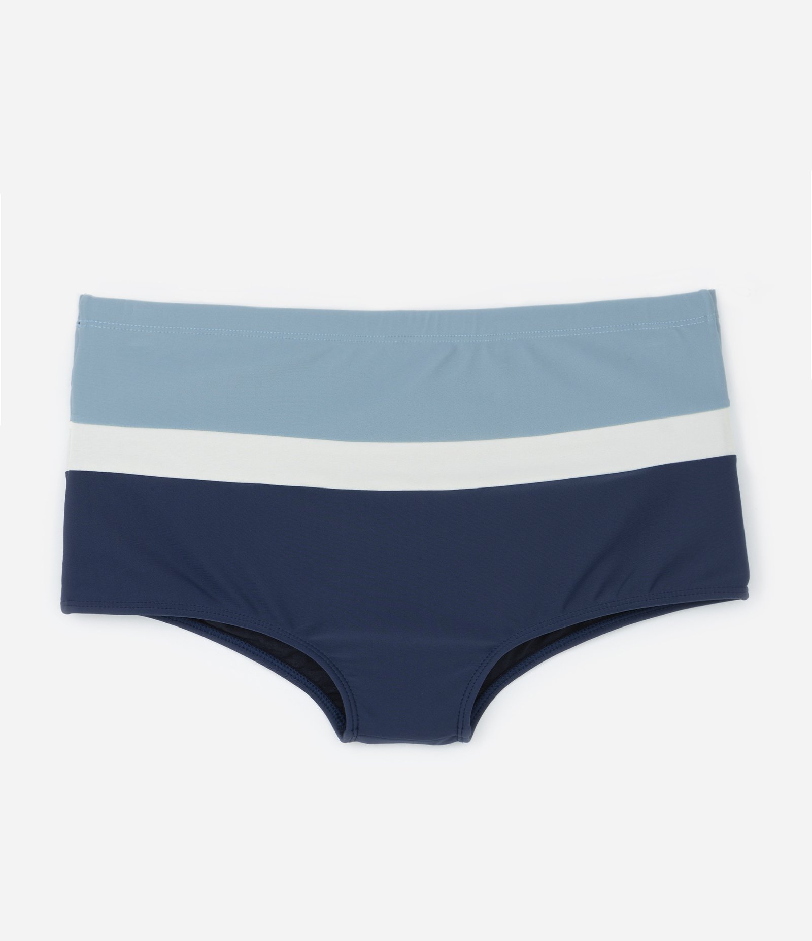 Sunga em Microfibra com Blocos de Cor Azul 4