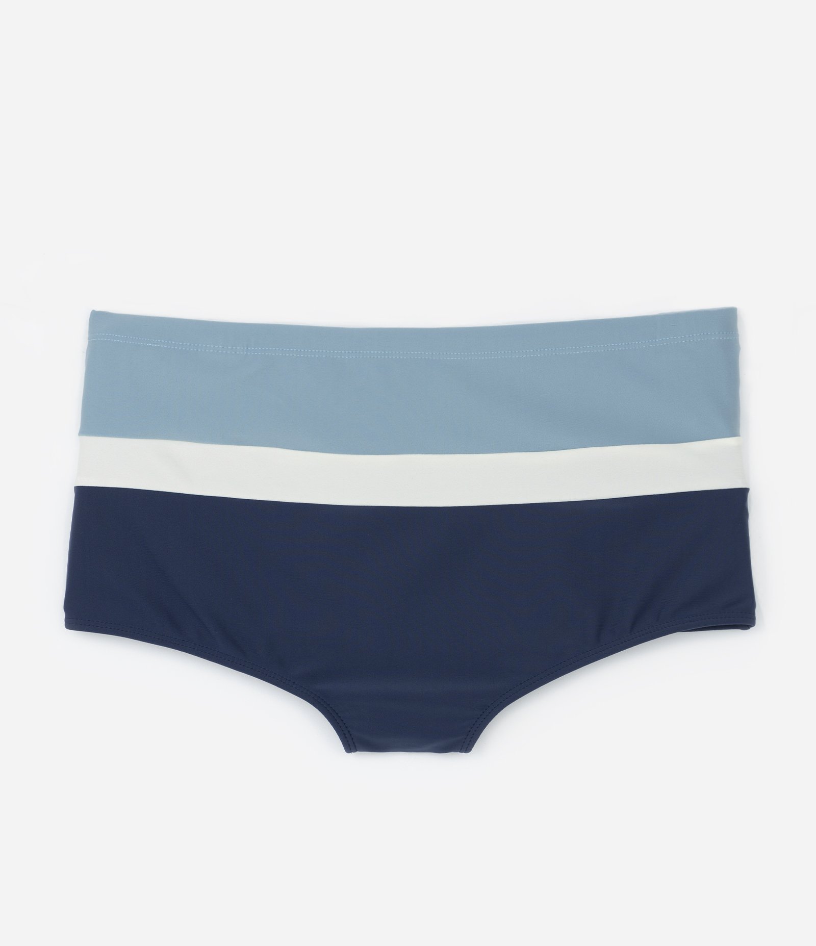 Sunga em Microfibra com Blocos de Cor Azul 7