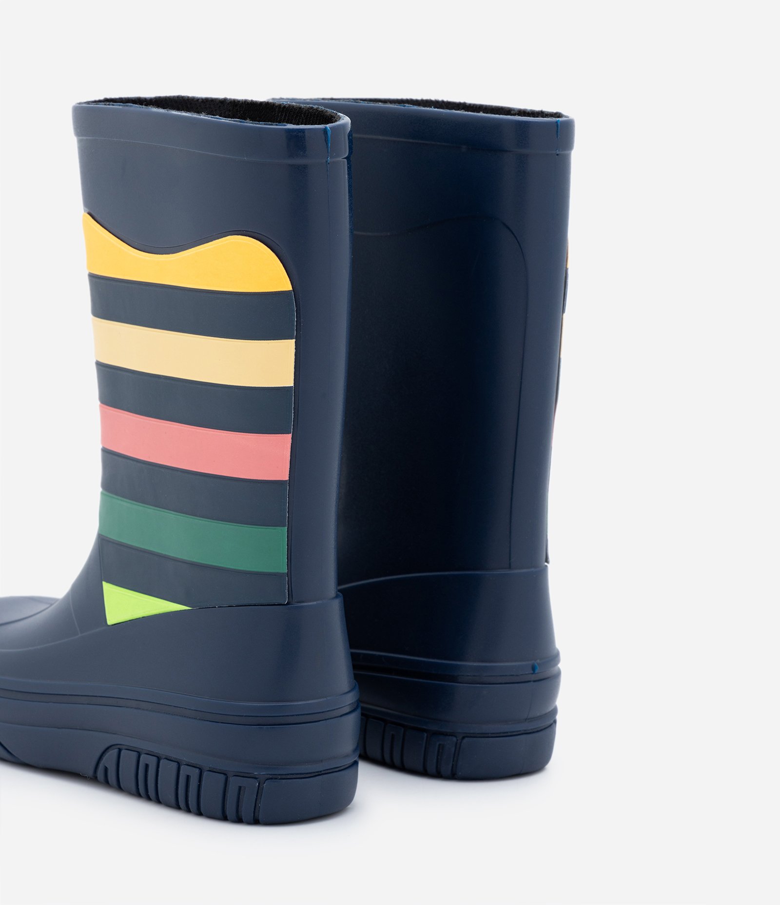 Galocha Infantil com Estampa de Listras - Tam 23 ao 30 Azul Marinho 2