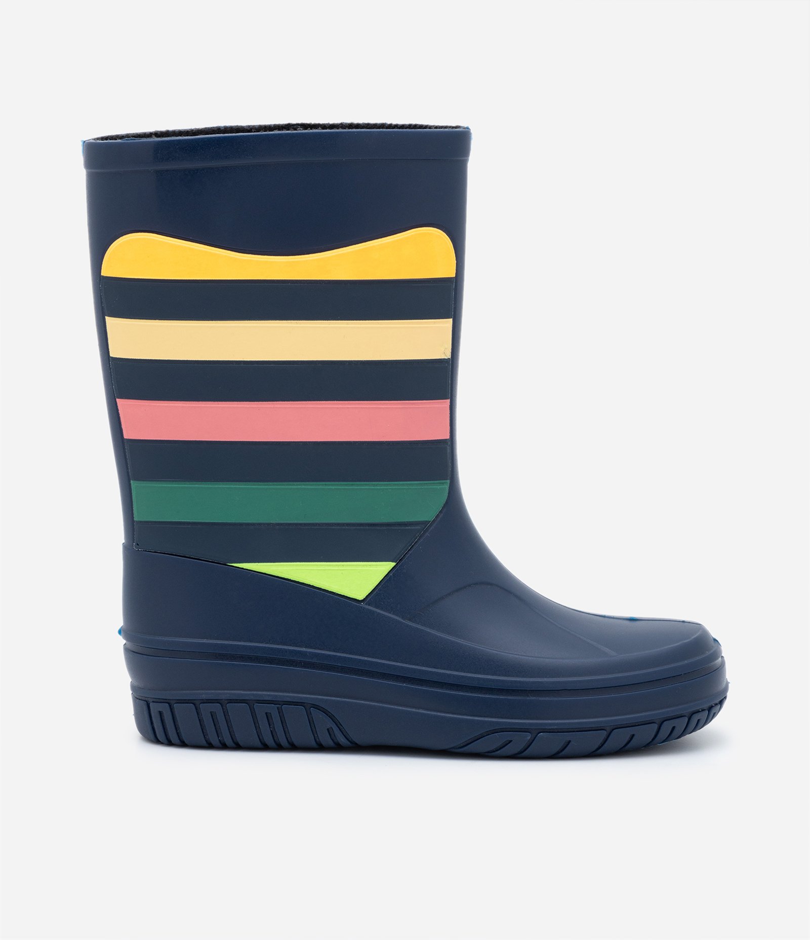 Galocha Infantil com Estampa de Listras - Tam 23 ao 30 Azul Marinho 5