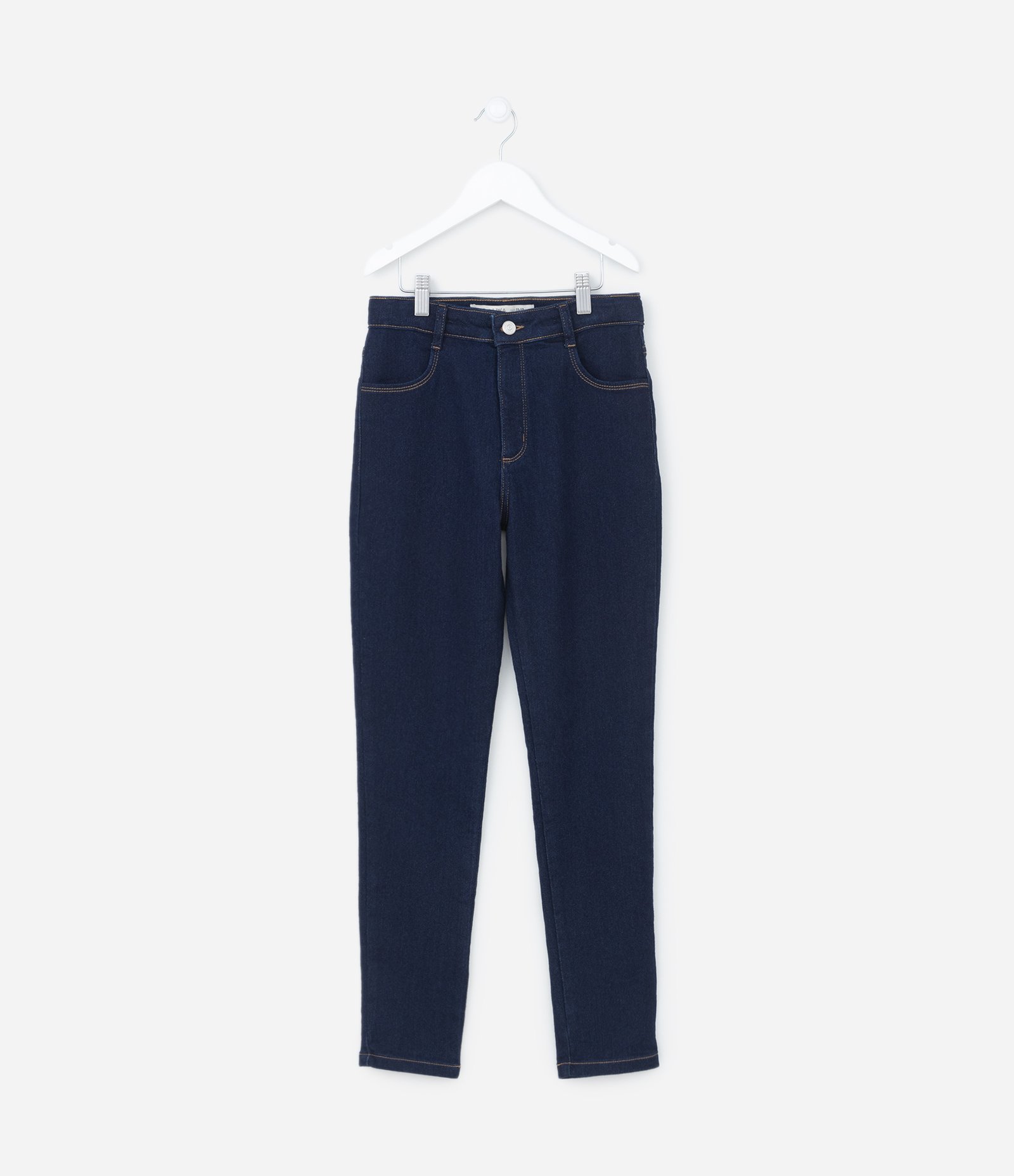 Calça Skinny Infantil em Jeans - Tam 5 a 14 Azul Escuro 1