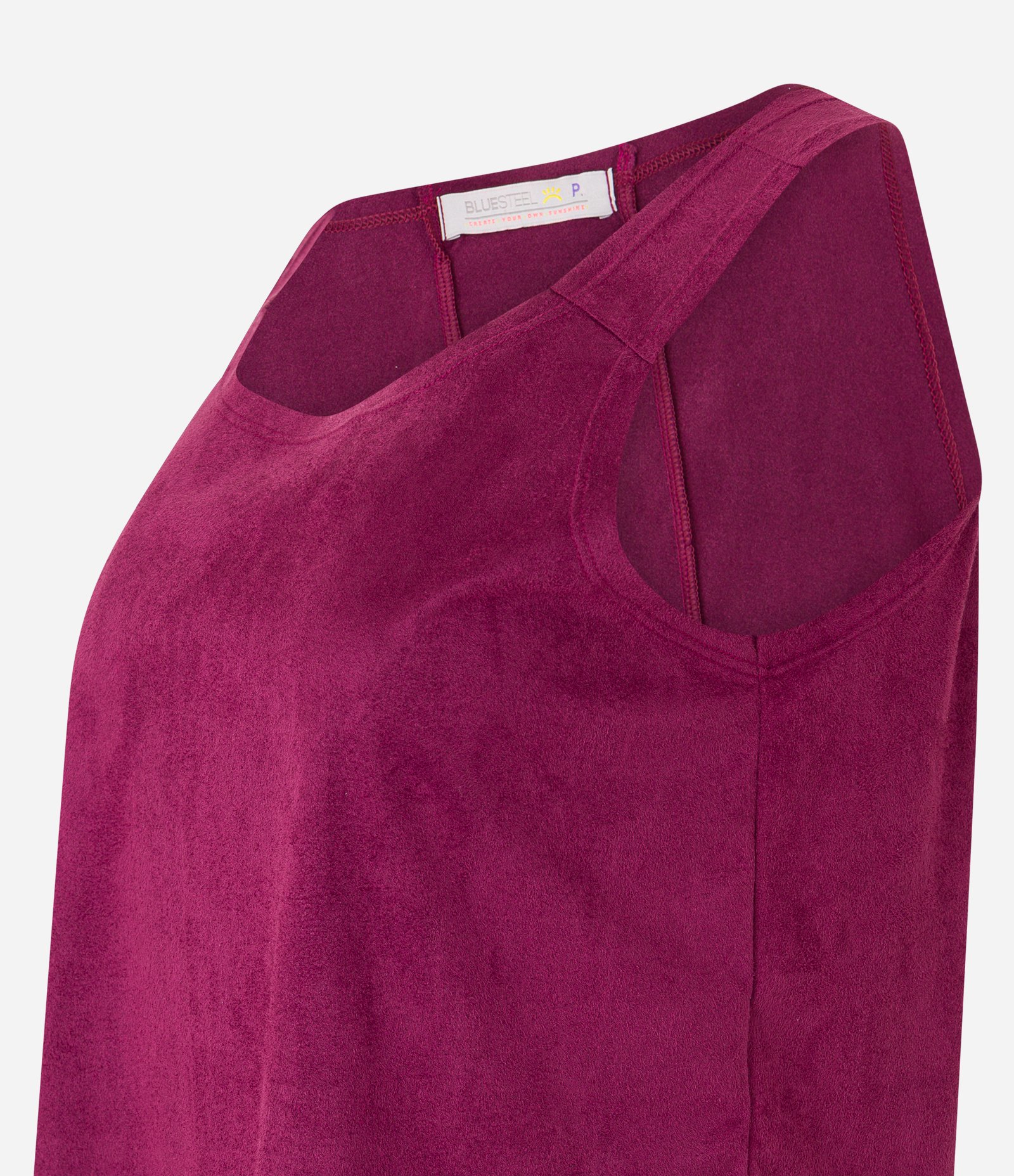 Blusa Regata com Decote Redondo e Alça Larga 6