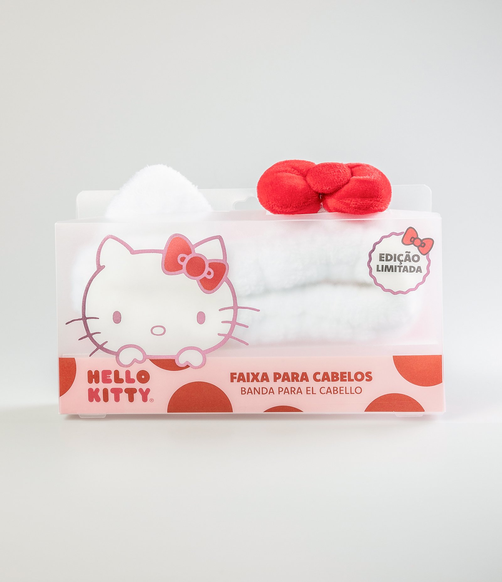 Faixa para Cabelos com Orelha e Laço Hello Kitty U 1
