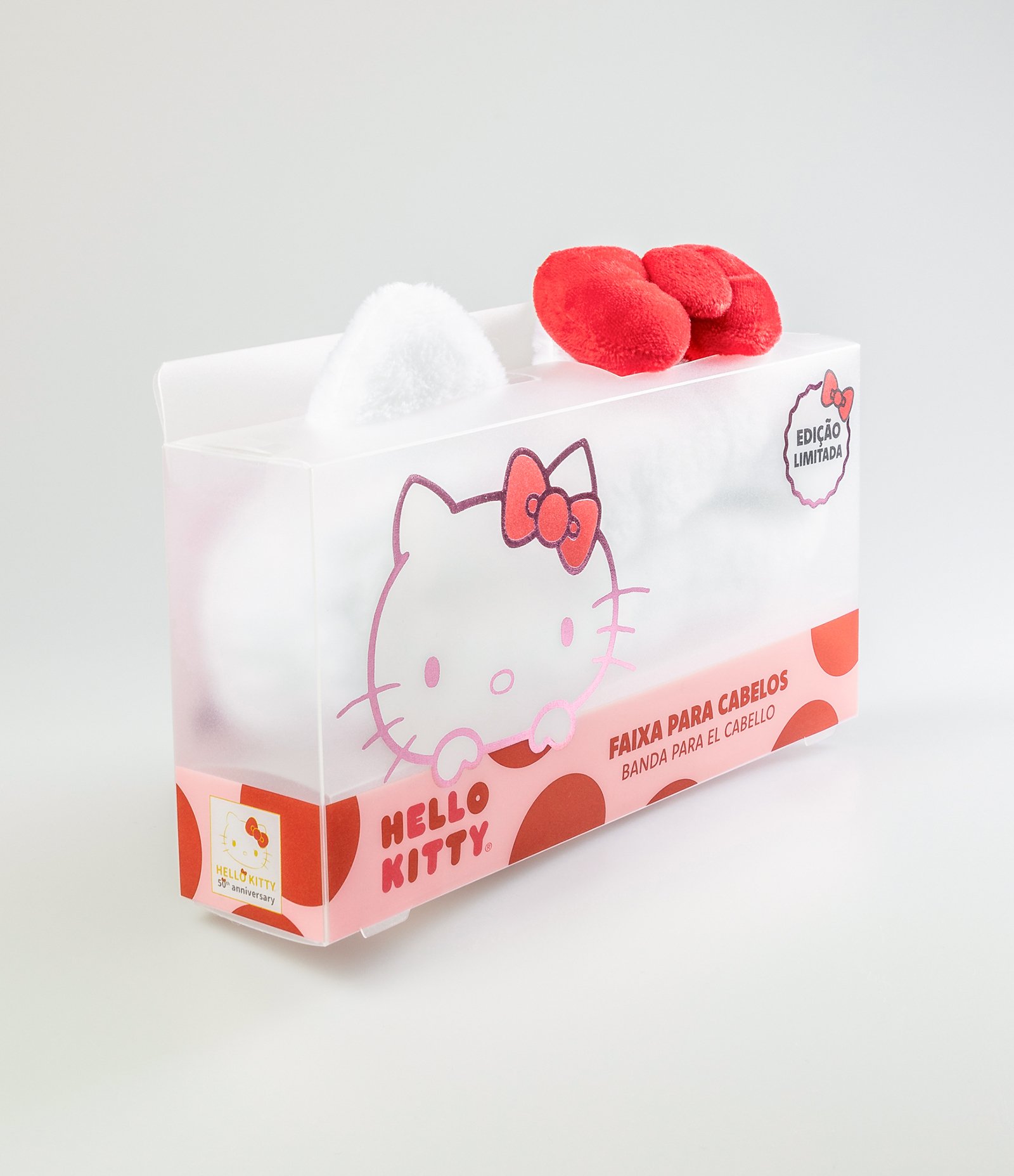 Faixa para Cabelos com Orelha e Laço Hello Kitty U 5