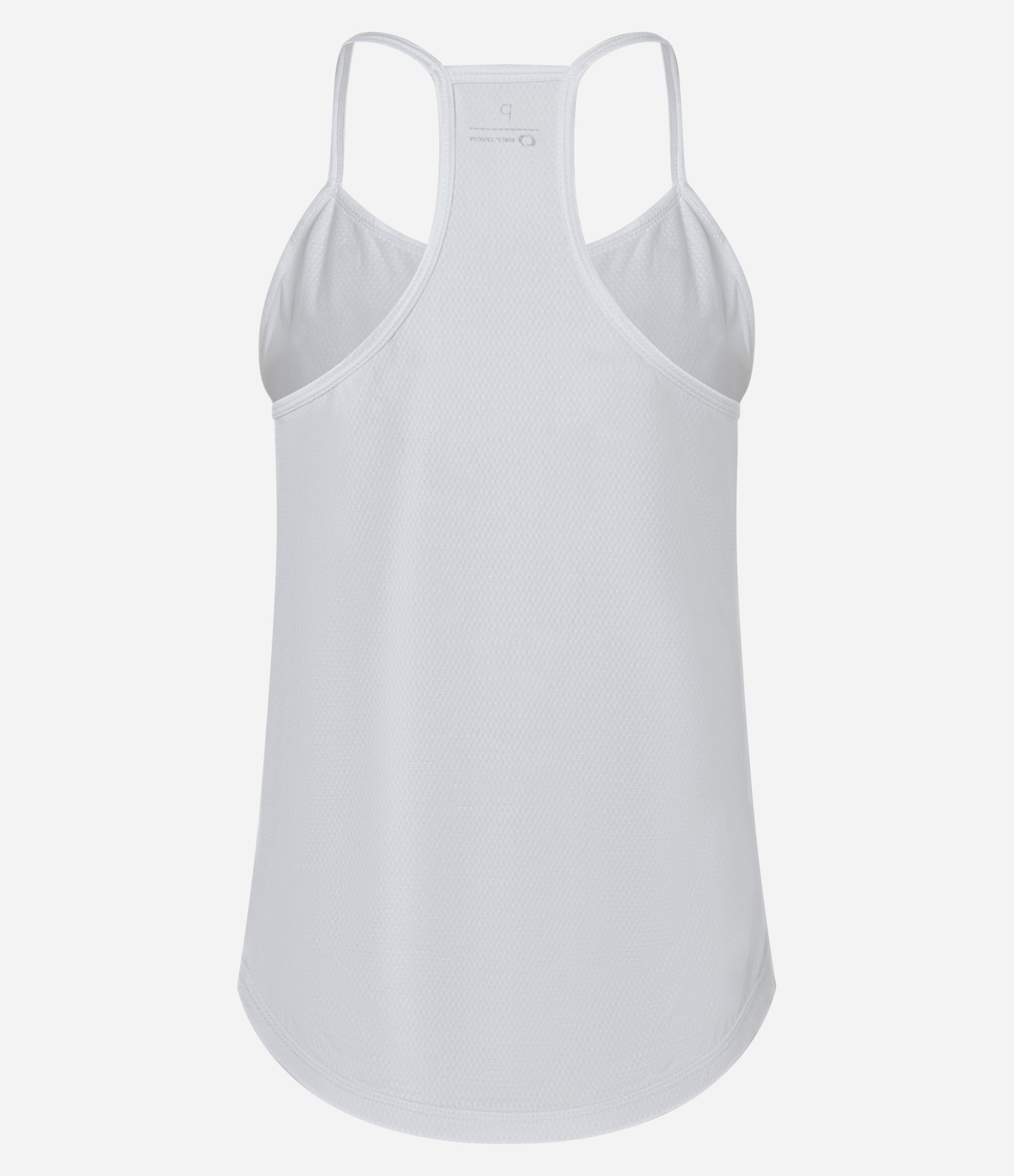 Regata Esportiva em Microfibra com Alças Finas Branco 8