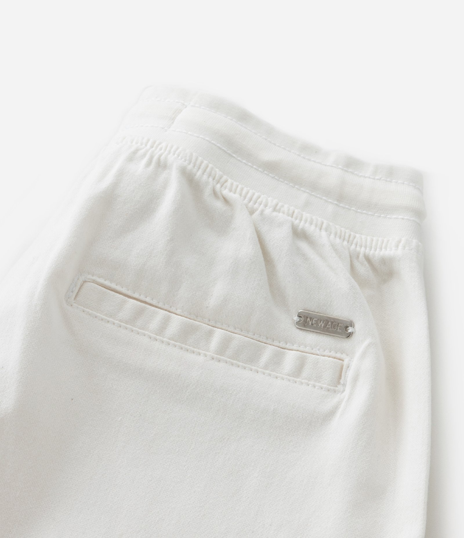 Bermuda Infantil em Sarja com Amarração - Tam 5 a 14 Anos Branco Neve 5