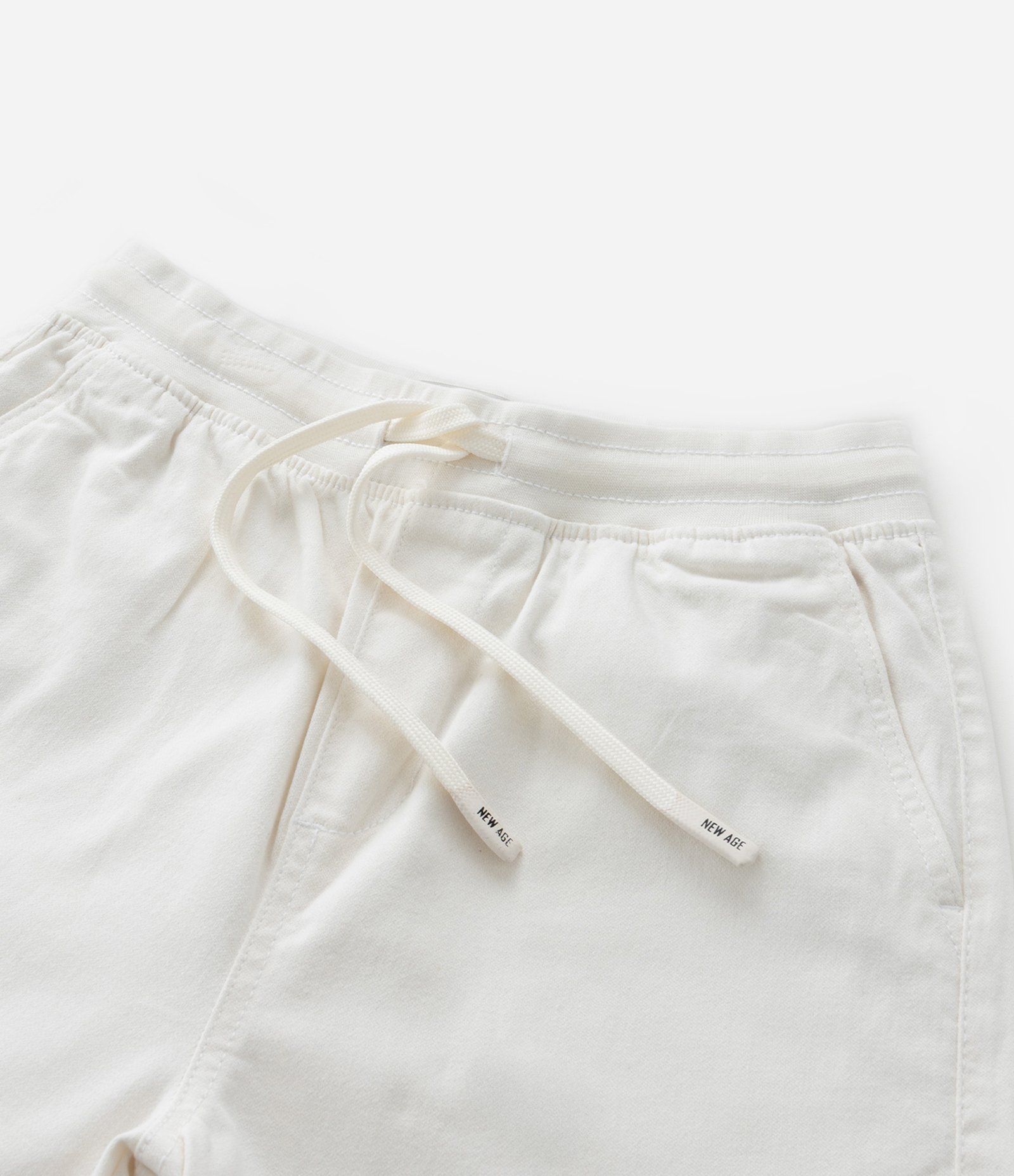 Bermuda Infantil em Sarja com Amarração - Tam 5 a 14 Anos Branco Neve 7