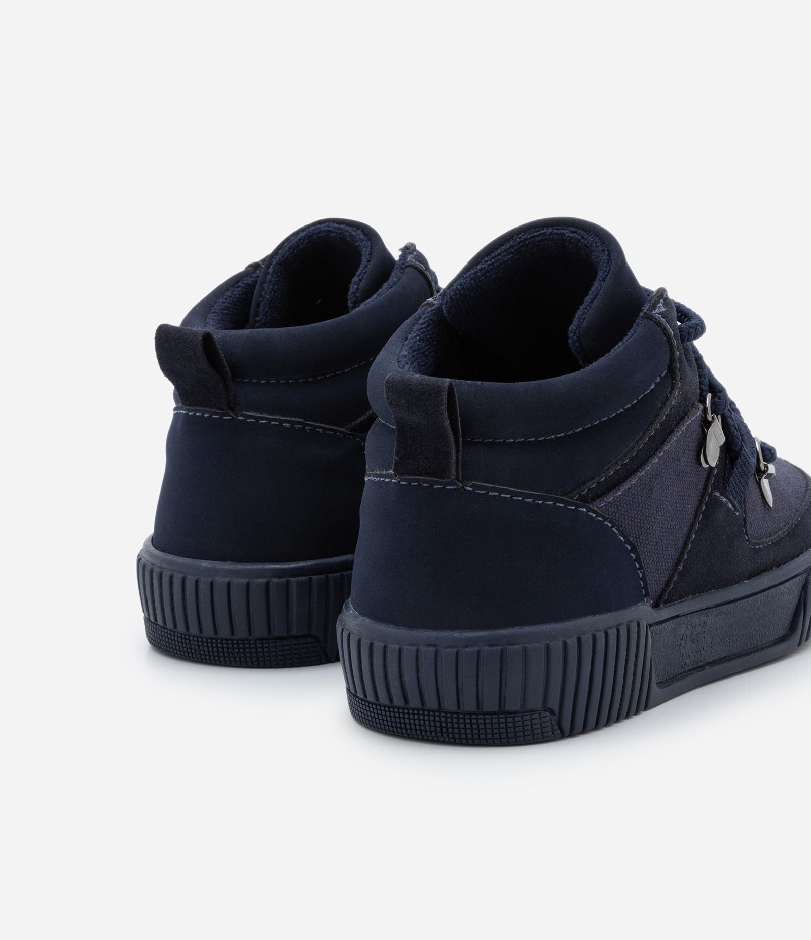 Tênis Botinha Infantil com Cadarço Diferenciada - Tam 20 ao 27 Azul Marinho 3