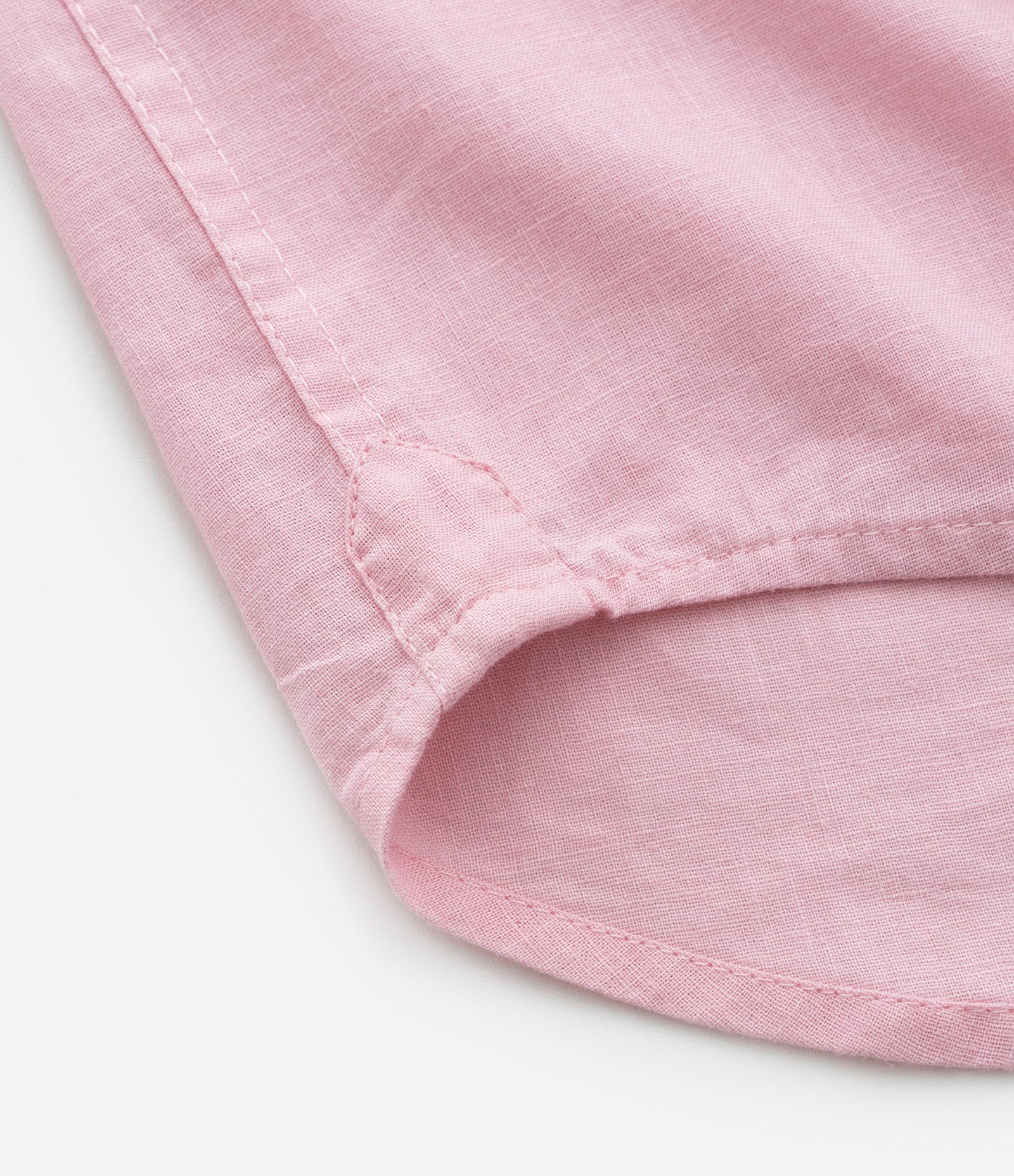 Camisa Infantil com Bolsinho e Botões - Tam 5 a 14 Anos Rosa 3