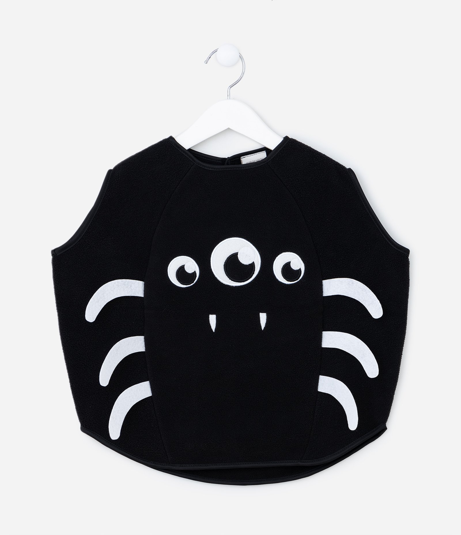 Regata Infantil com Estampa Aranha 3D Preto 1