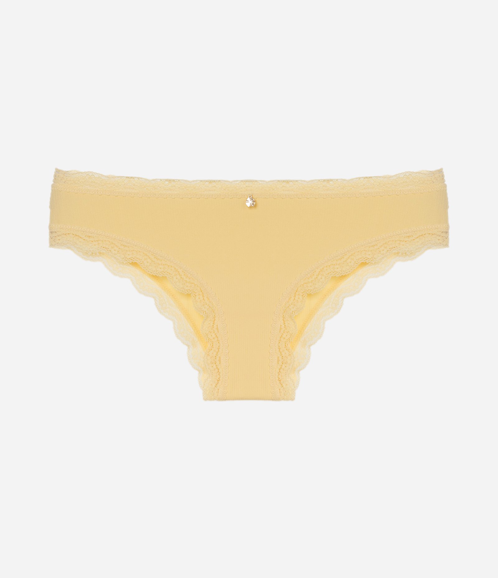 Calcinha Biquíni em Poliamida com Detalhes em Renda 4