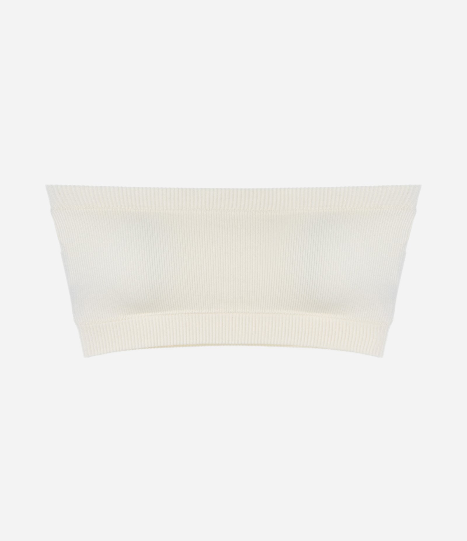 Sutiã Top com Bojo Removivel Seamless Textura Canelada Branco Neve 4