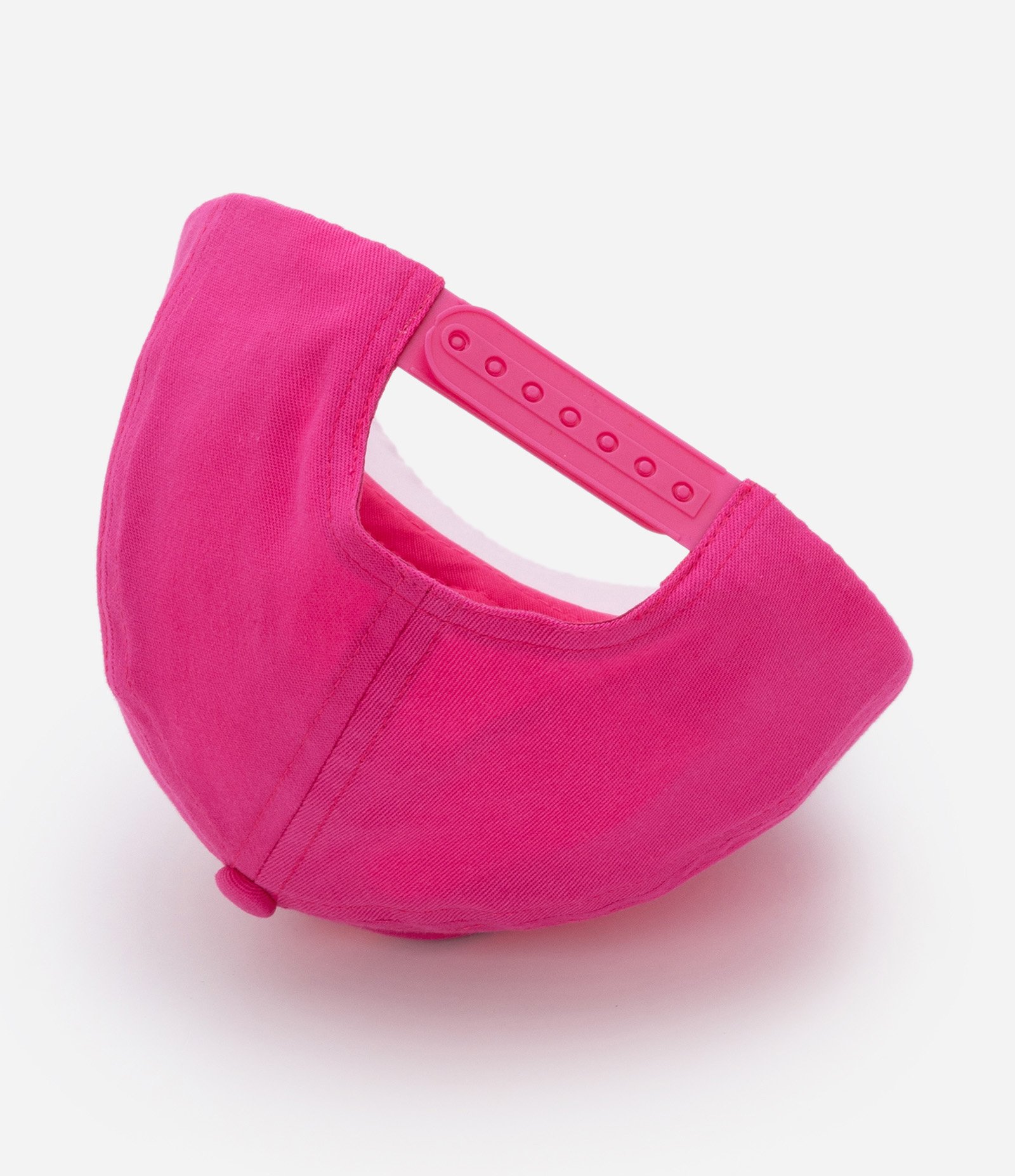 Boné Infantil em Sarja com Aba Curva e Bordado Letra A - Tam U Rosa 3